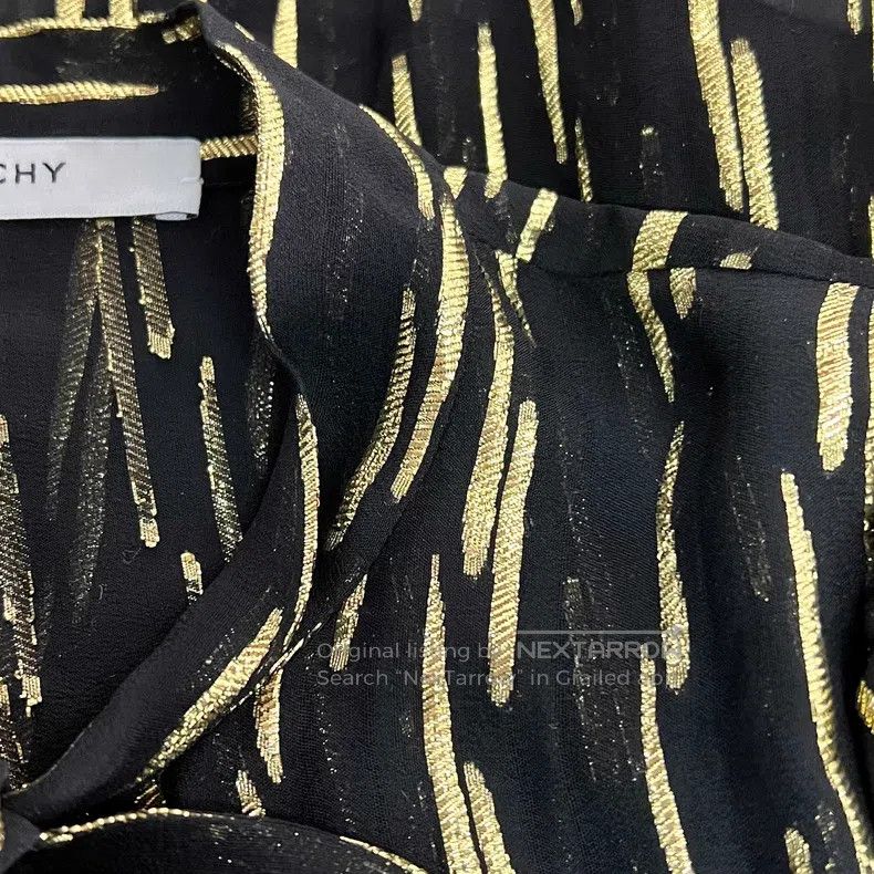 Givenchy Givenchy Color Blocked Shirt (Silk + Polyester) Size US XXS / EU 40 - 3 Thumbnail