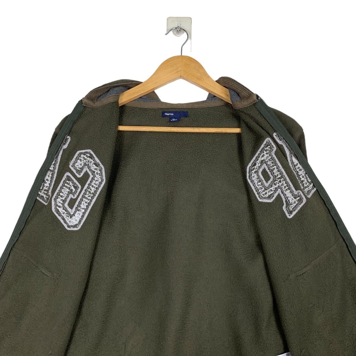 Gap GAP Kids Big Logo Zipper Fleece Hoodies #1067-C48 Size US M / EU 48-50 / 2 - 13 Thumbnail