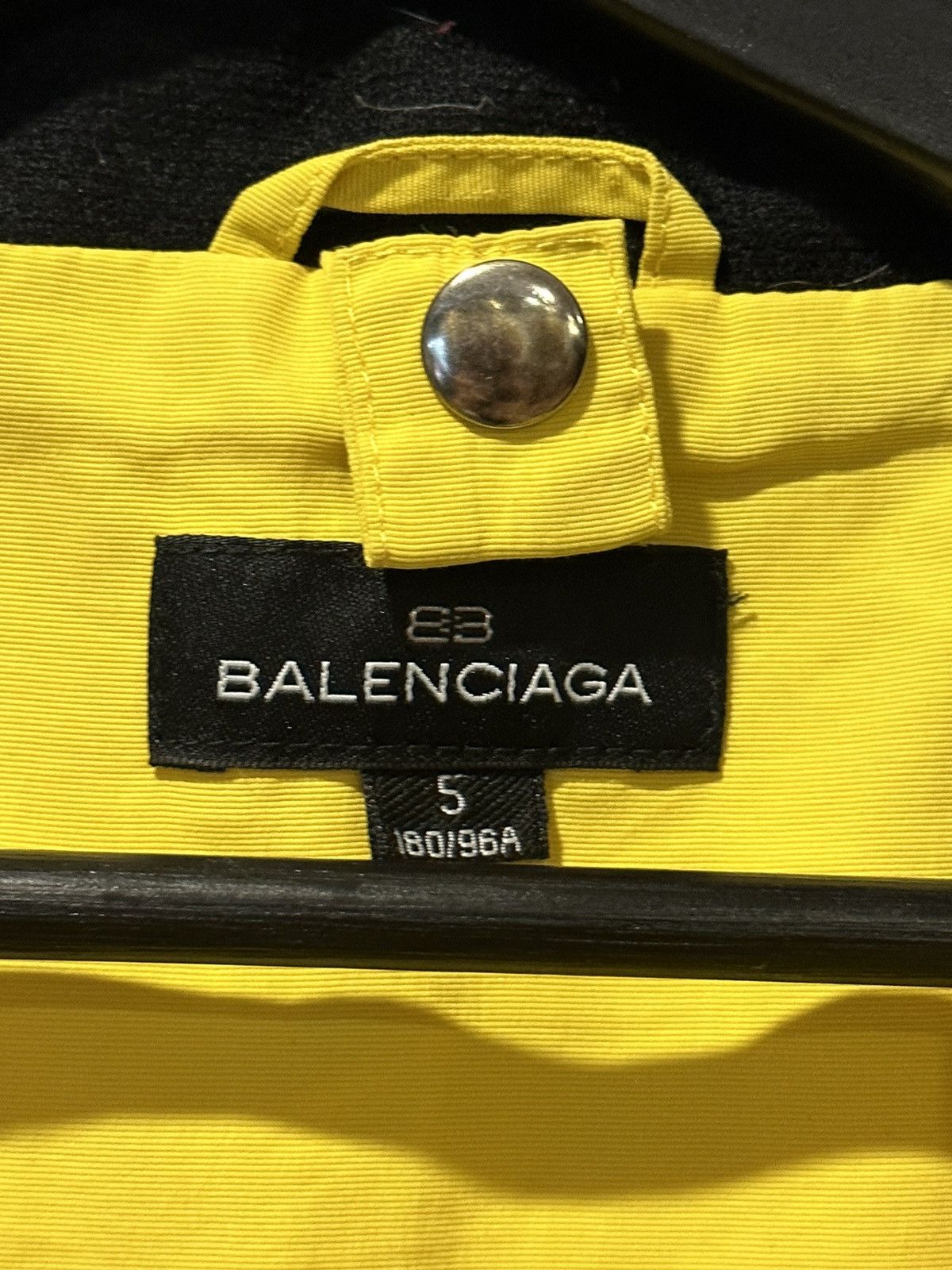 Balenciaga BALENCIAGA Yellow Polyester Coat Size US L / EU 52-54 / 3 - 6 Thumbnail