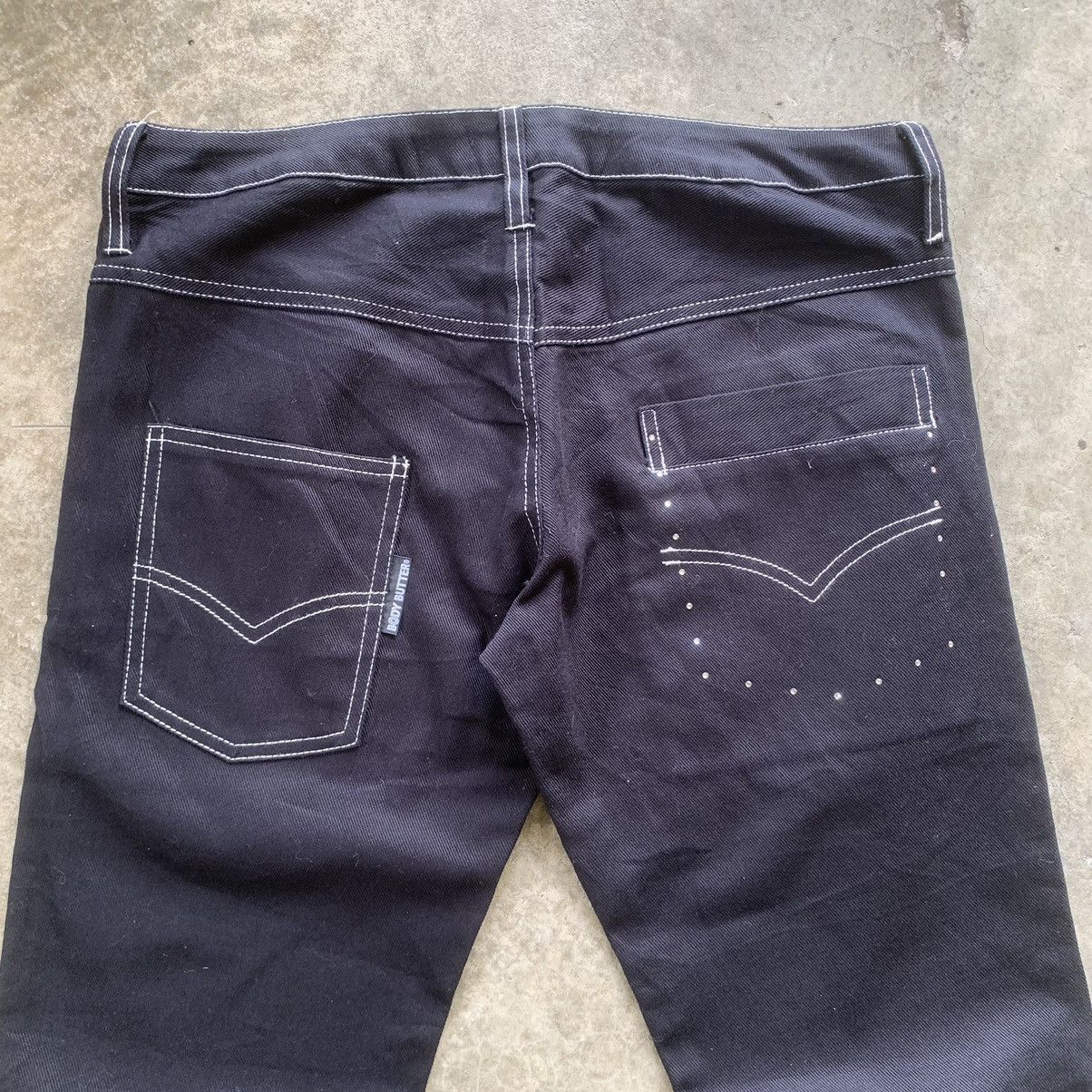 14th Addiction Body Butter Super Black Flared Jeans Size US 31 - 7 Thumbnail