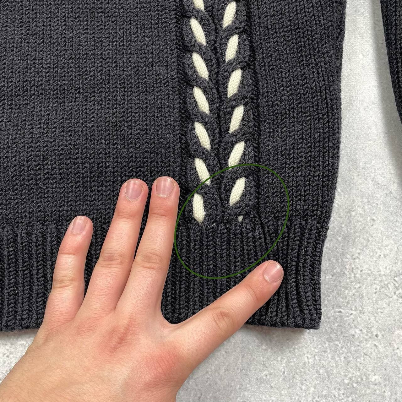 Celine Celine Turtleneck Contrast Cable Knitted Sweater Women’s Size S / US 4 / IT 40 - 17 Thumbnail