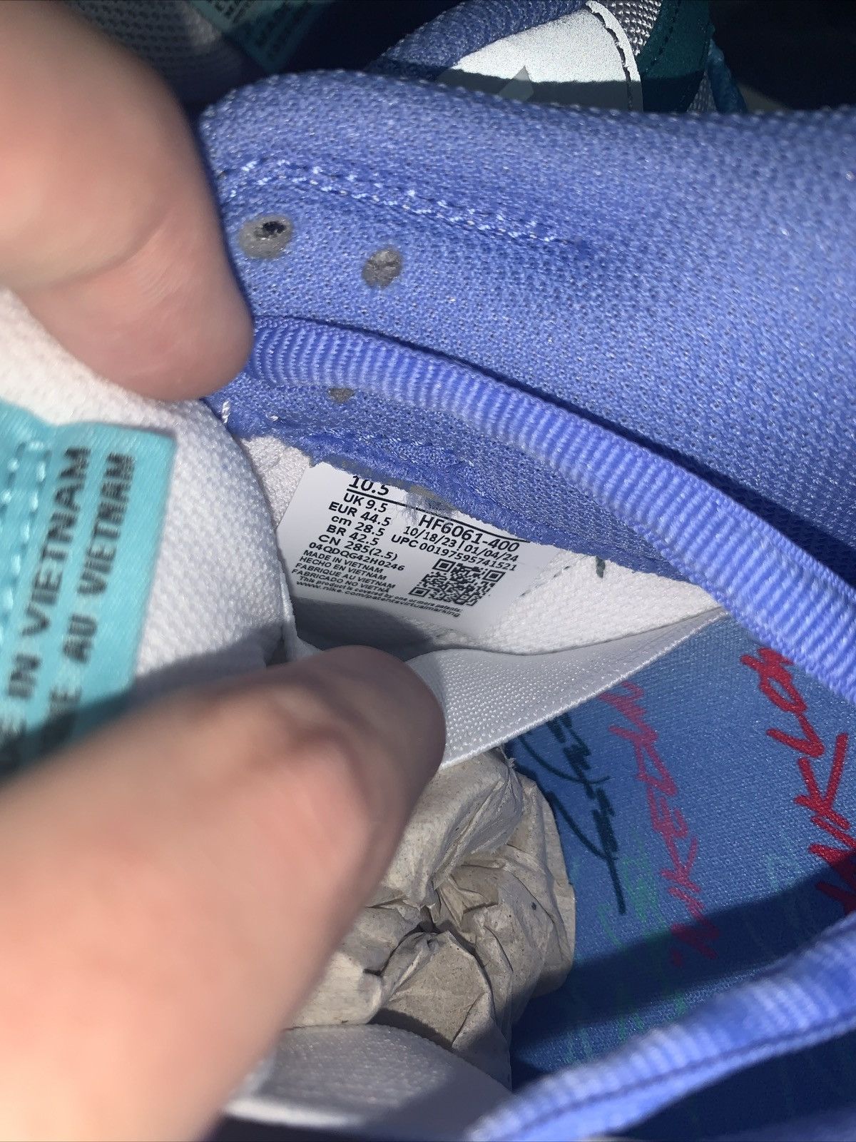 Nike Nike Sb Dunk low Futura Laboratories Bleached Aqua Size US 10.5 / EU 43-44 - 7 Thumbnail