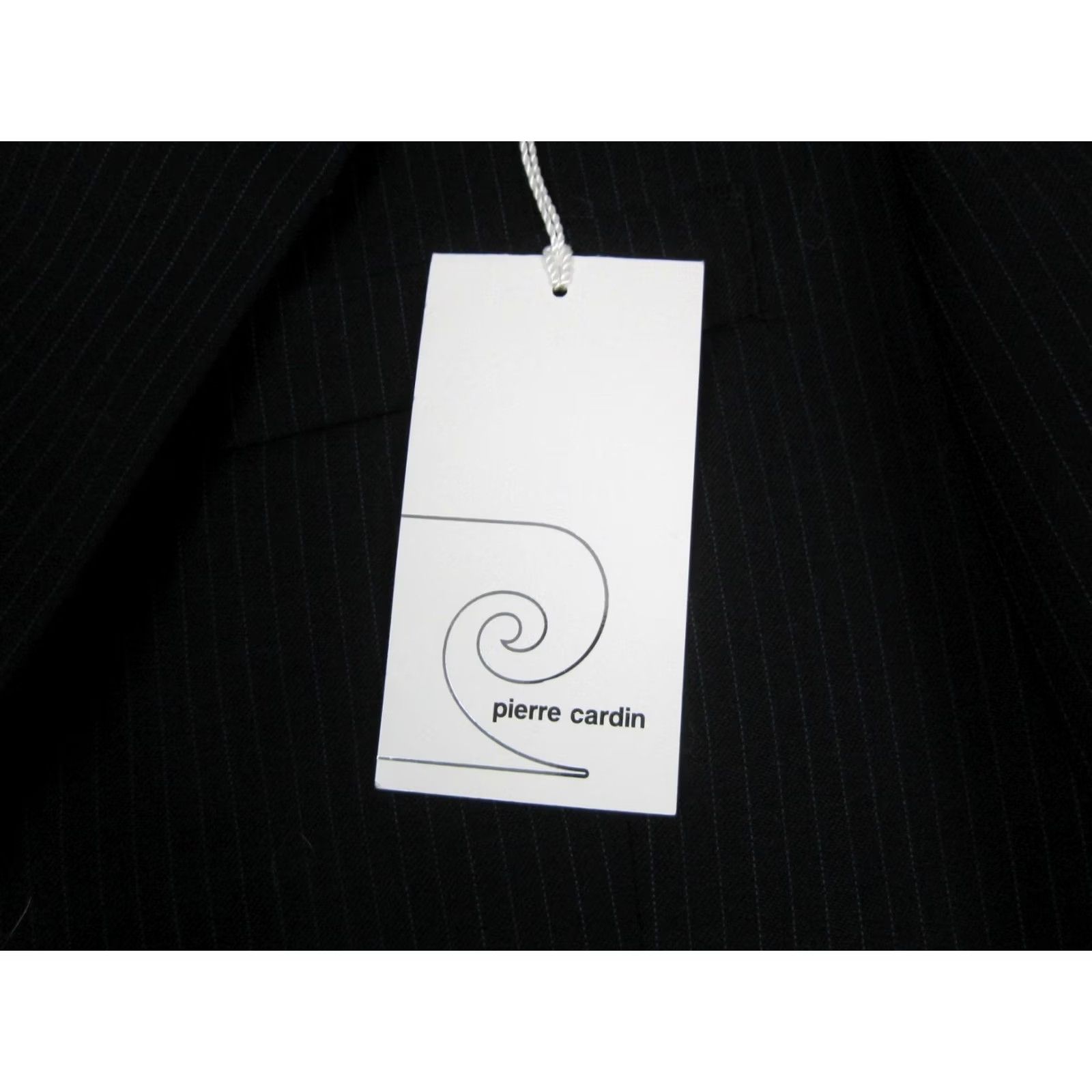 Pierre Cardin Pierre Cardin Blazer Jacket Mens 42S Black Striped Wool Regular Jacket Coat Men Black Striped Wool Blazer 90s Mens Size 42R - 5 Thumbnail