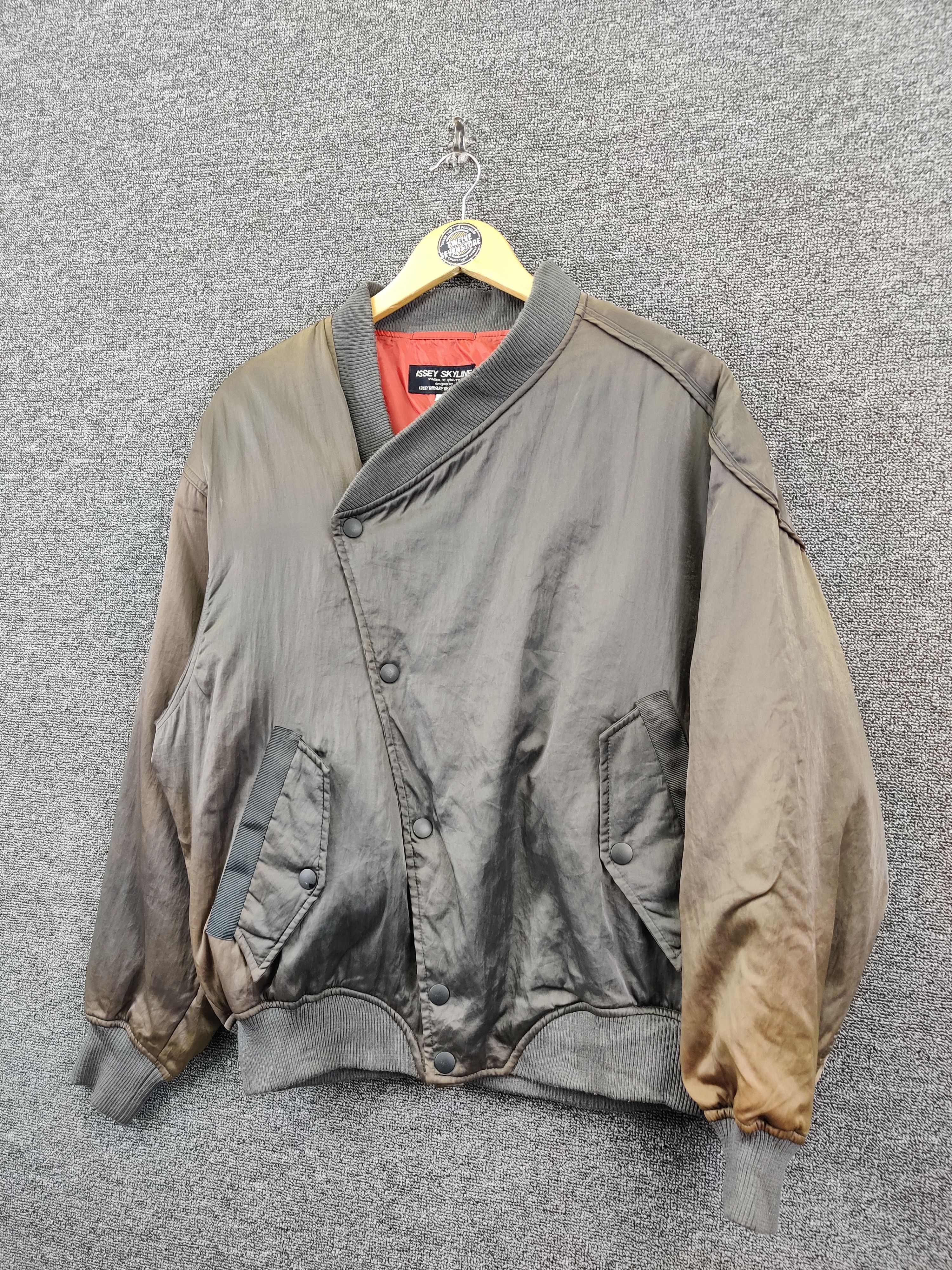 Issey Miyake × Vintage Vintage 80's Issey Skyline Issey Miyake Asymmetrical Jacket Size US L / EU 52-54 / 3 - 2 Thumbnail