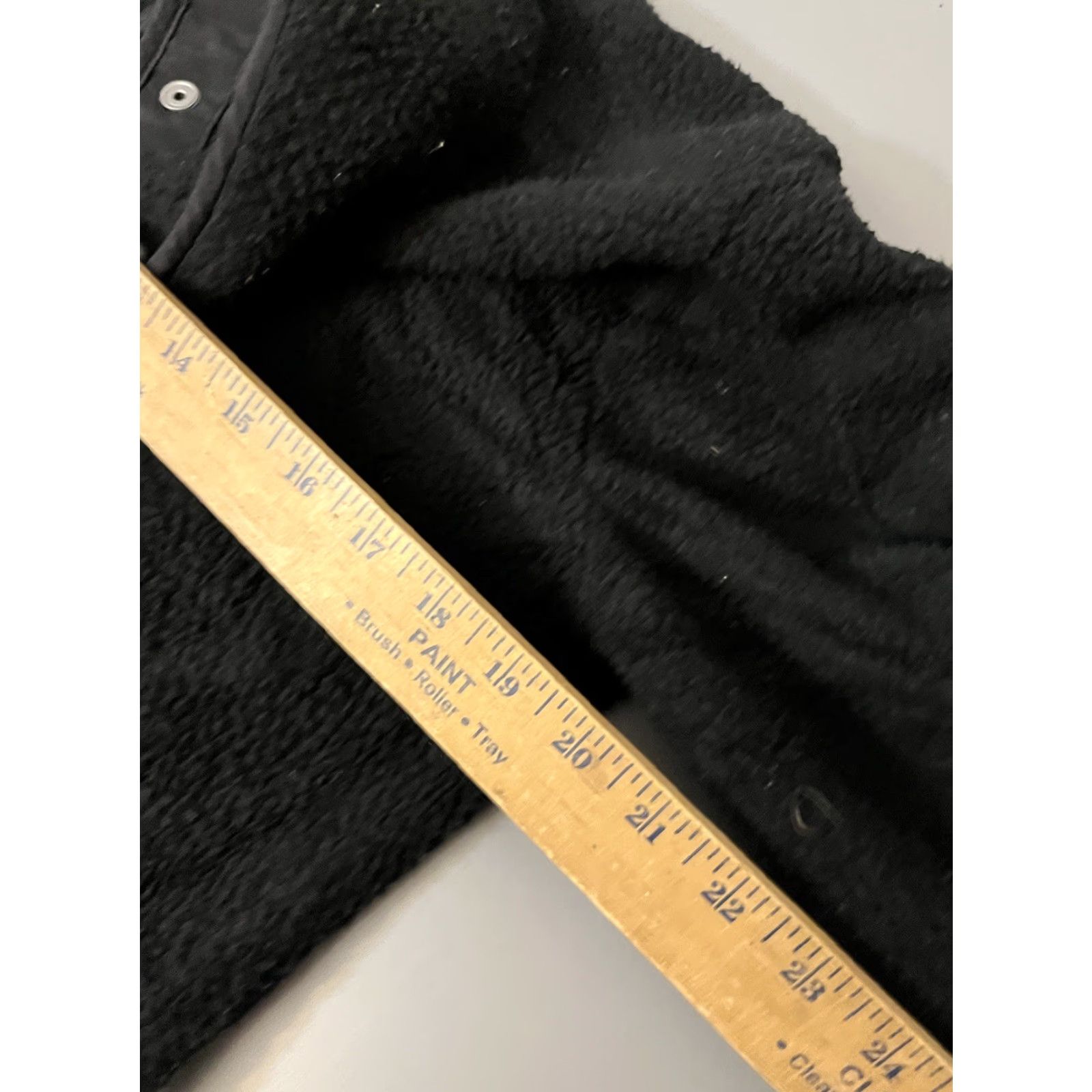J.Crew J. Crew Coat P Piped Sherpa BC819 PM Black Button Coat, Pocket, Fleece, Cotton, Polyester Lining, Petite Women, Fall Winter, Casual, Basic Jacket Size M / US 6-8 / IT 42-44 - 6 Thumbnail