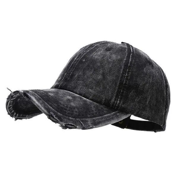Japanese Brand Yukari x Naoko Damaged Bleached Washed Baseball Cap Size ONE SIZE - 7 Thumbnail