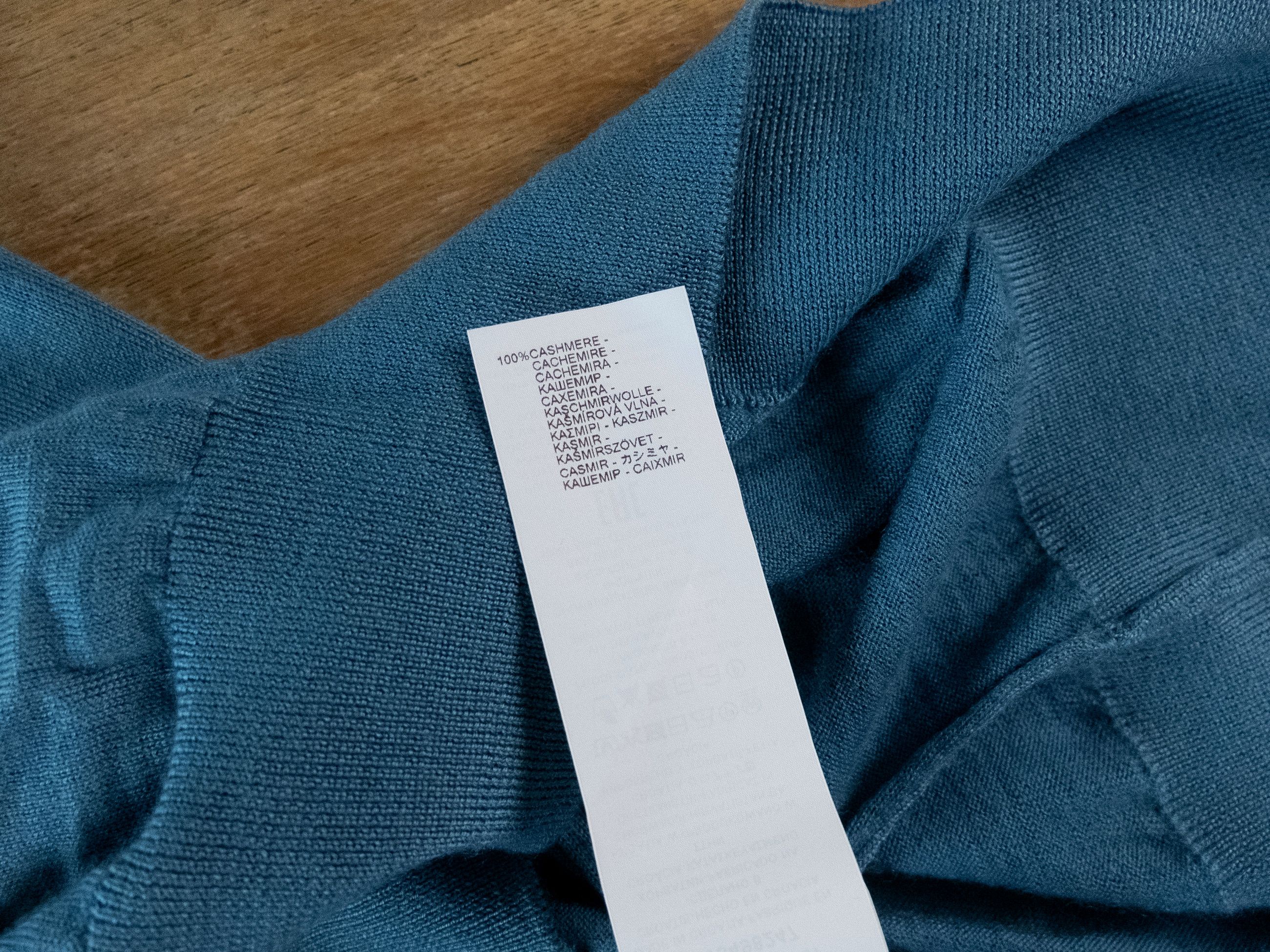 Other FALCONERI blue cashmere v-neck sweater Large Size US L / EU 52-54 / 3 - 6 Thumbnail