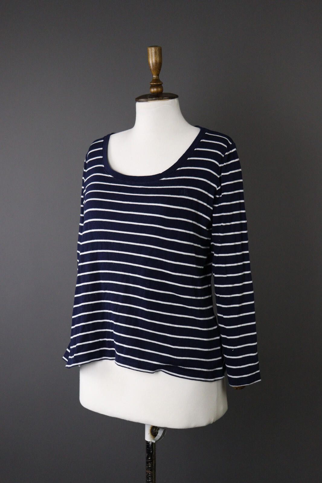 Lauren Ralph Lauren Lauren Ralph Lauren Blue Stripe Pullover Sweater Size L Size L / US 10 / IT 46 - 1 Thumbnail