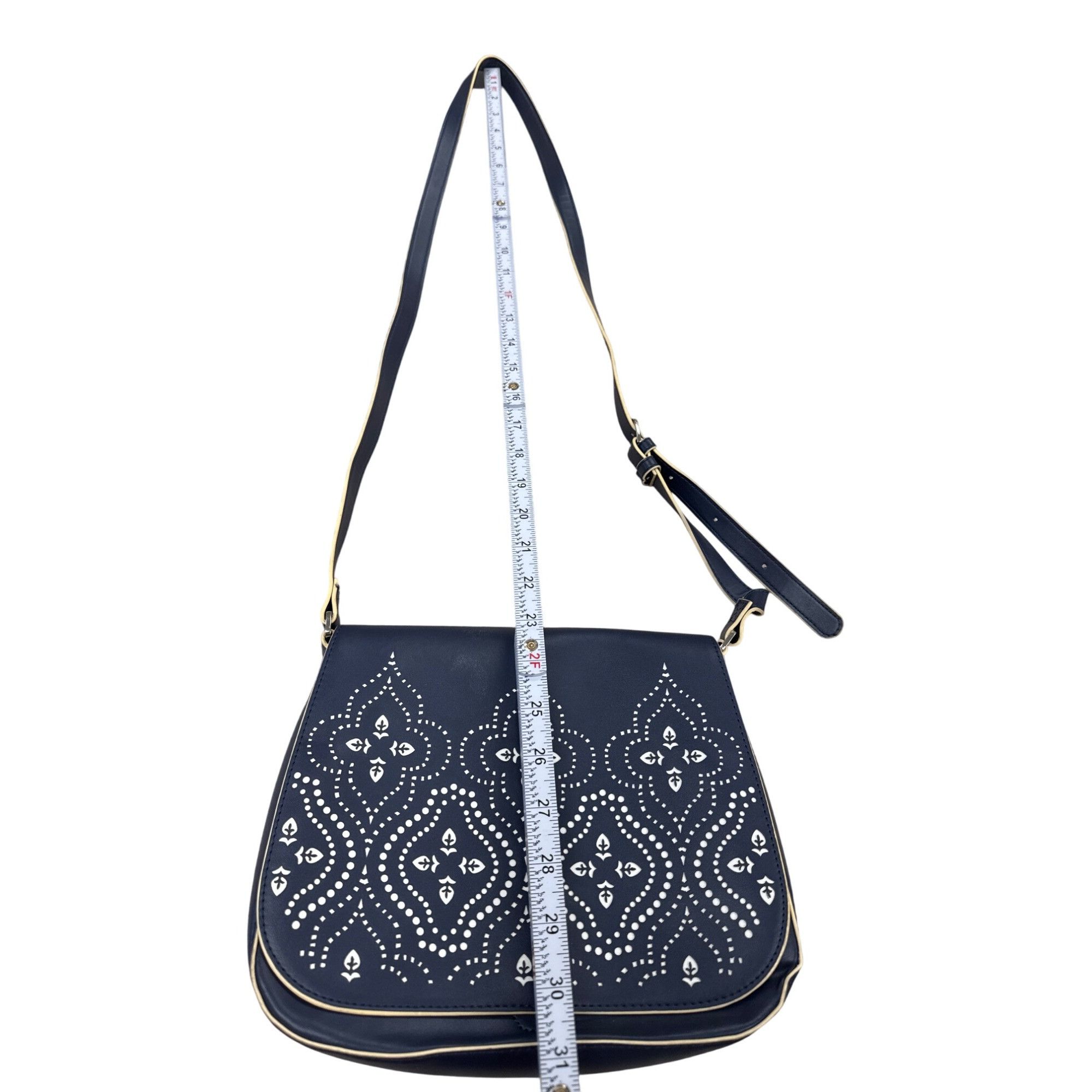 Vera Bradley Vera Bradley Womens Blue Adjustable Crossbody Purse 8x10" SK Size ONE SIZE - 5 Thumbnail