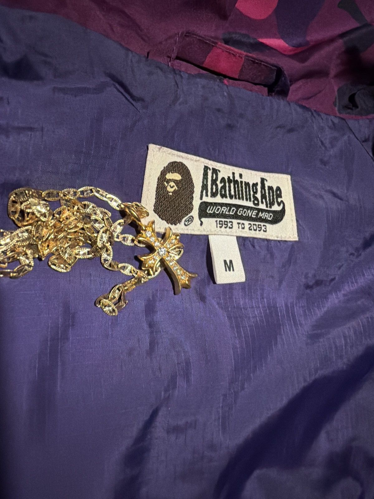 Bape Bape Purple Camo Windbreaker Size US M / EU 48-50 / 2 - 9 Thumbnail