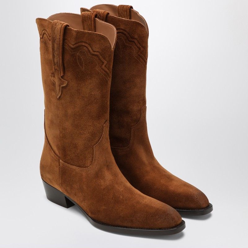 Paris Texas Paris Texas Hilda Boots In Cognac Suede Size US 7.5 / IT 37.5 - 1 Thumbnail