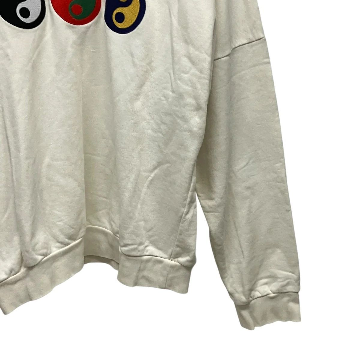 Gosha Rubchinskiy Yin Yang Motif Oversized Drop Shoulder Sweatshirt Size US L / EU 52-54 / 3 - 3 Thumbnail
