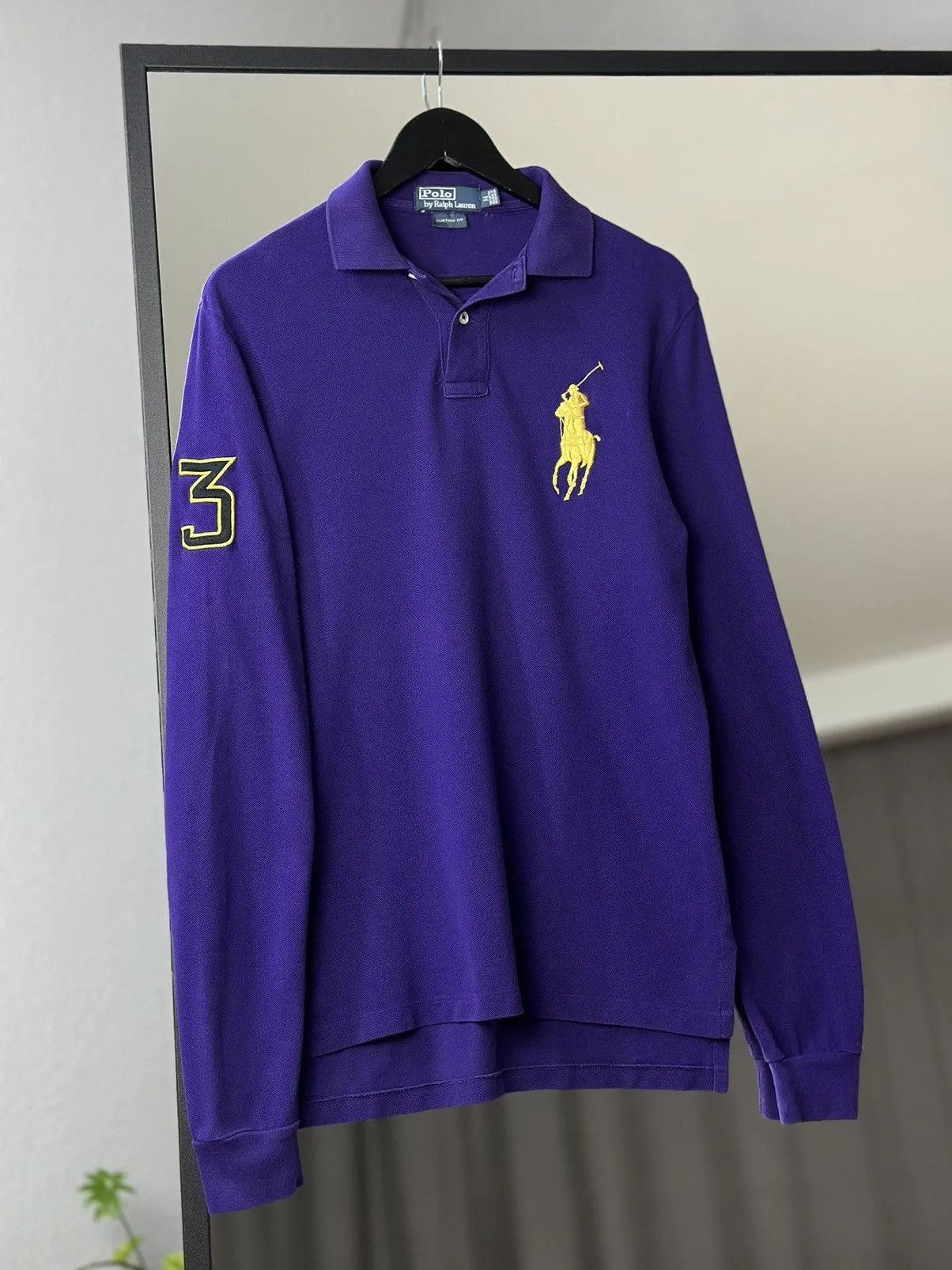 Polo Ralph Lauren Vintage Polo Ralph Lauren Regby T-shirt Purple Label RRL Y2k Size US M / EU 48-50 / 2 - 2 Thumbnail