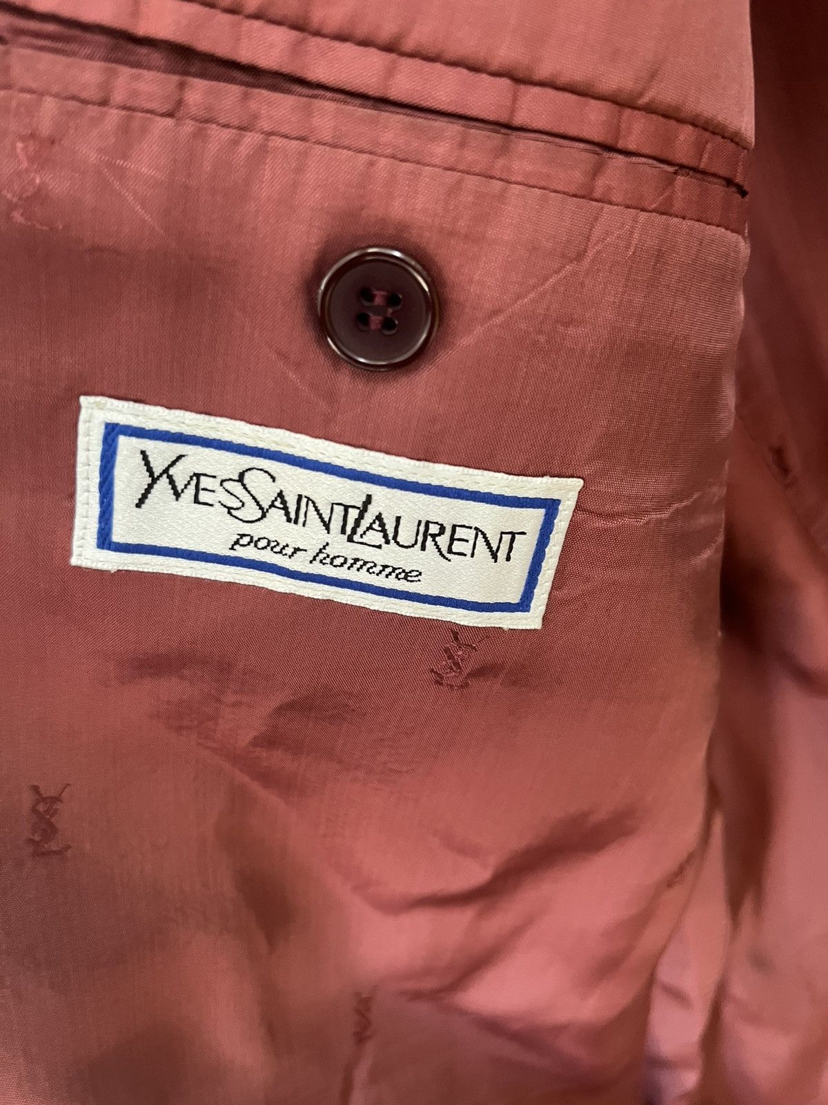 Yves Saint Laurent Yves Saint Laurent Vintage Jacket Size 50R - 7 Thumbnail