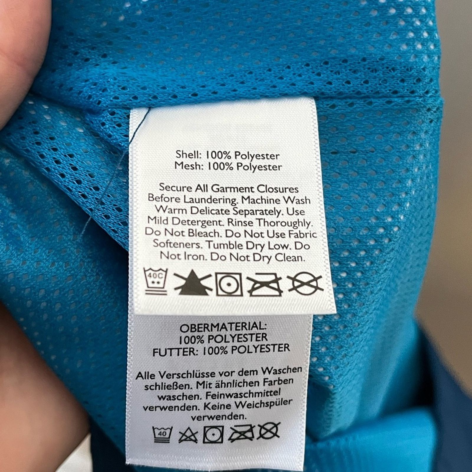 Eddie Bauer EDDIE BAUER Weatheredge blue hooded windbreaker jacket Size US L / EU 52-54 / 3 - 6 Thumbnail