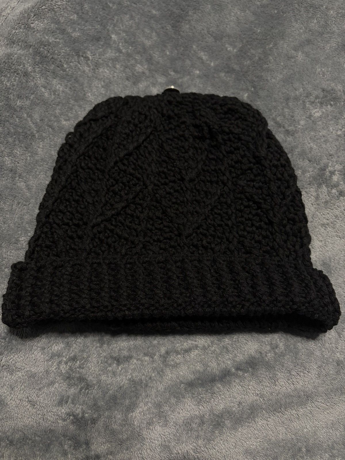 Chrome Hearts Chrome Hearts Cross Patch Cashmere Knitted Beanie Size ONE SIZE - 5 Thumbnail