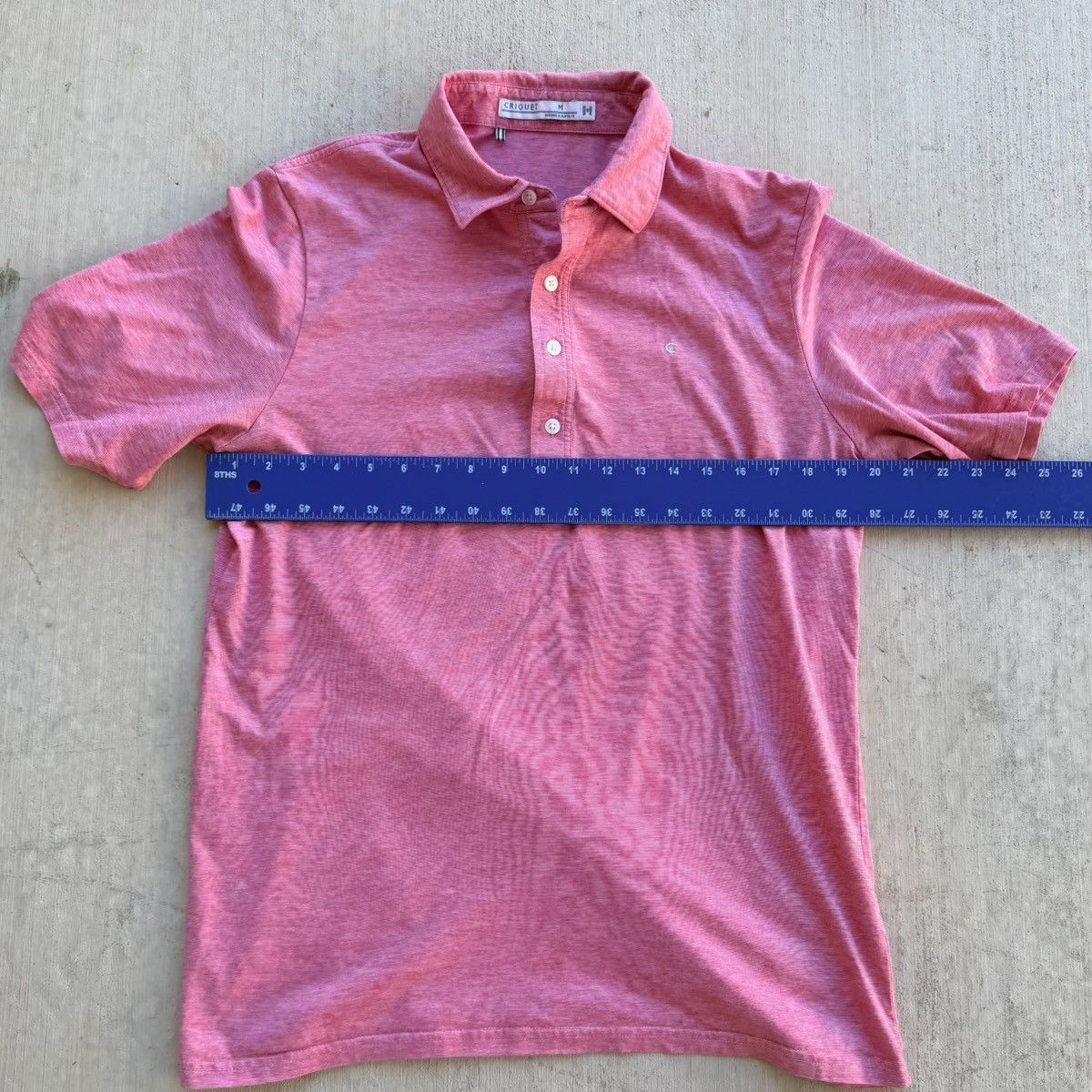 Criquet Criquet Polo Shirt Men Size Medium Pima Cotton Pink Size US M / EU 48-50 / 2 - 6 Thumbnail