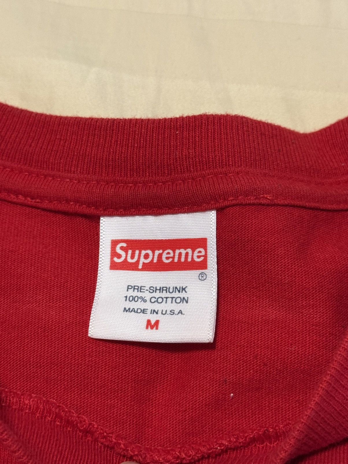 Supreme Supreme Cat in the Hat red Tee Size US M / EU 48-50 / 2 - 3 Thumbnail