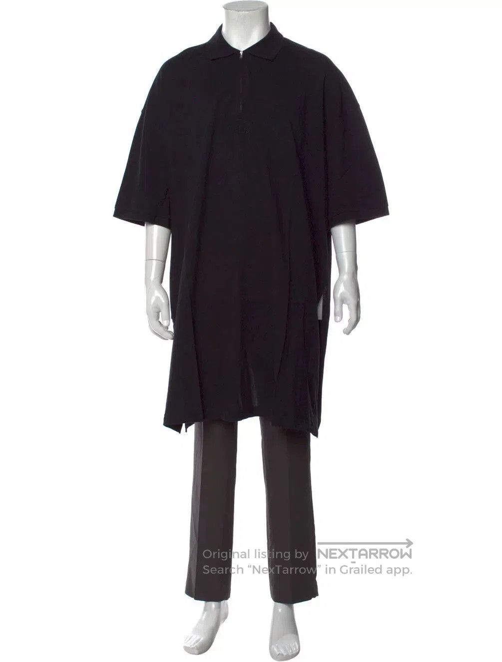 Random Identities oversized black polo t. Size US M / EU 48-50 / 2 - 1 Thumbnail