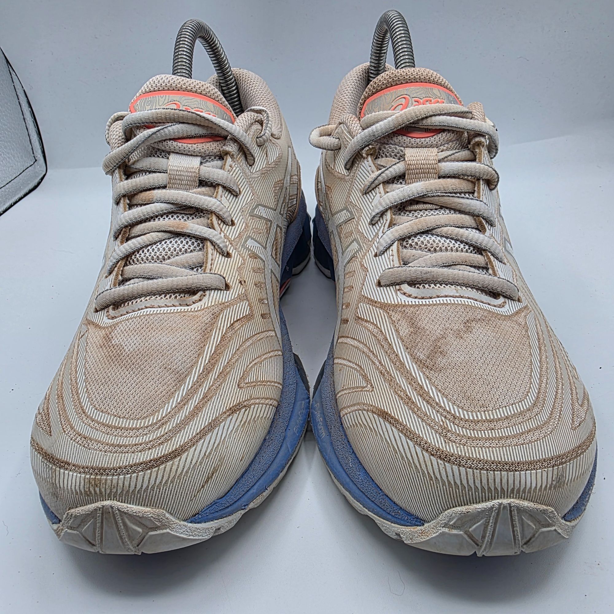 Asics Asics Gel Quantum 360 7 Womens Size 8 White Blue Athletic Sh Size US 8 / IT 38 - 2 Thumbnail