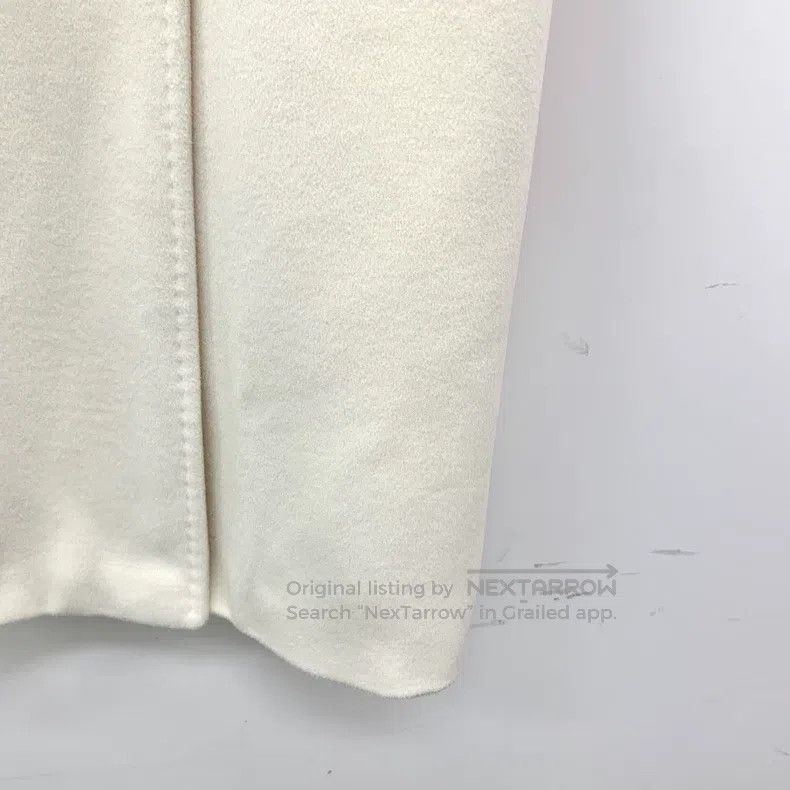 Other Max Mara Off-white Sheep Wool Collar Double Breasted Long Size S / US 4 / IT 40 - 5 Thumbnail