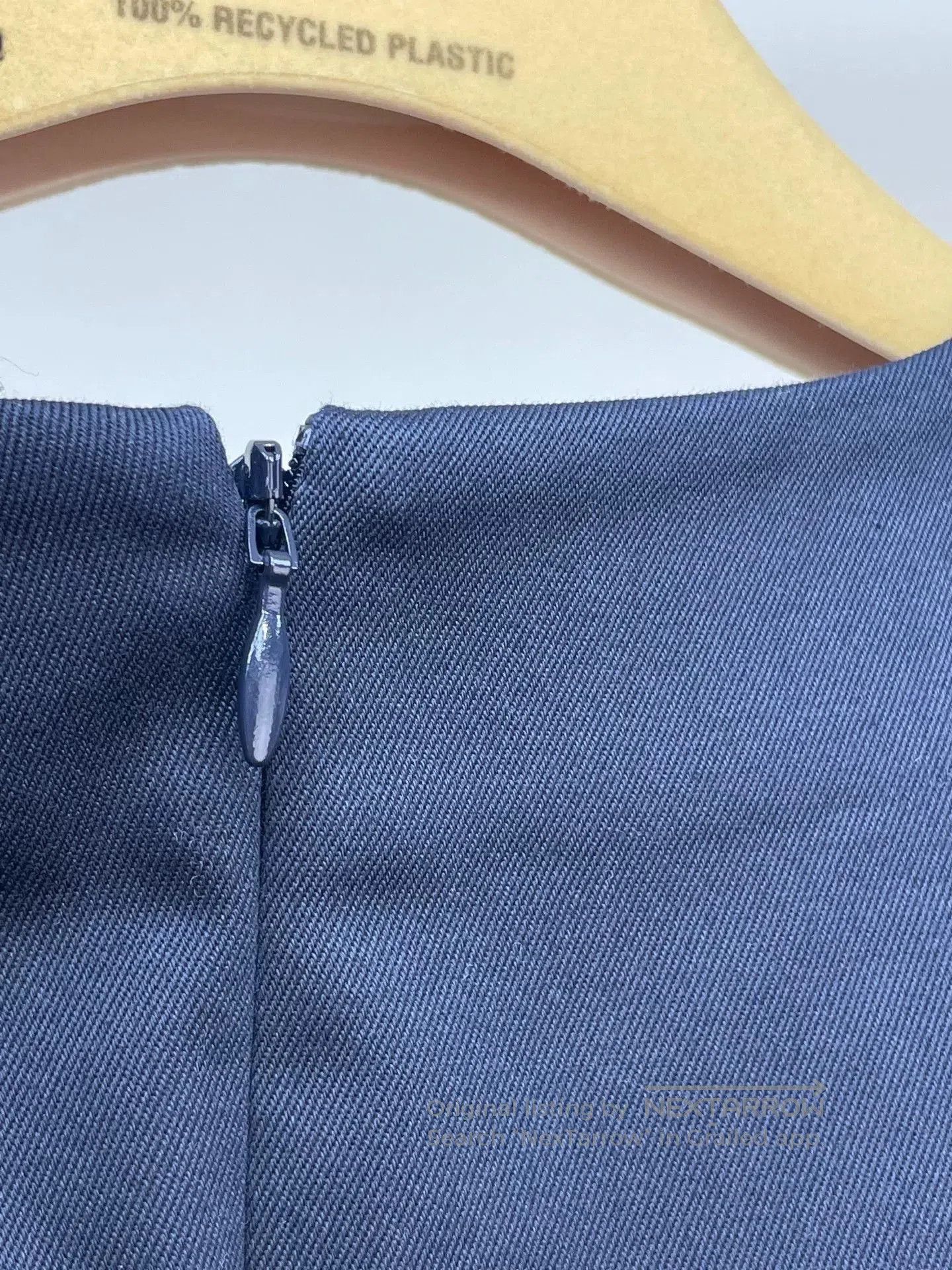 Miu Miu Miu Miu Navy Patch Logo Dress. Size S / US 4 / IT 40 - 4 Thumbnail