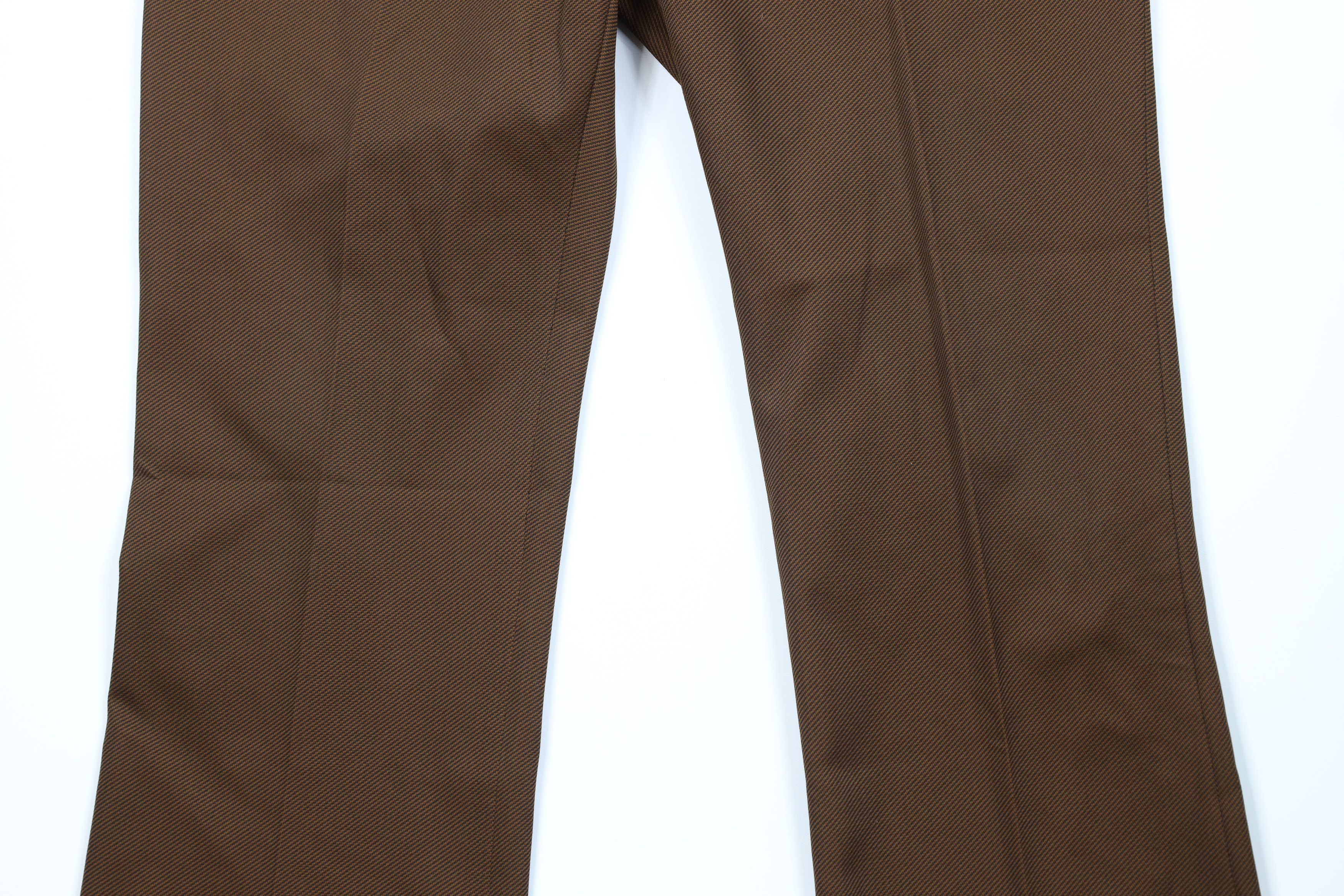 Vintage Vintage 70s Streetwear Bell Bottoms Chino Pants Brown USA Size US 38 / EU 54 - 3 Thumbnail