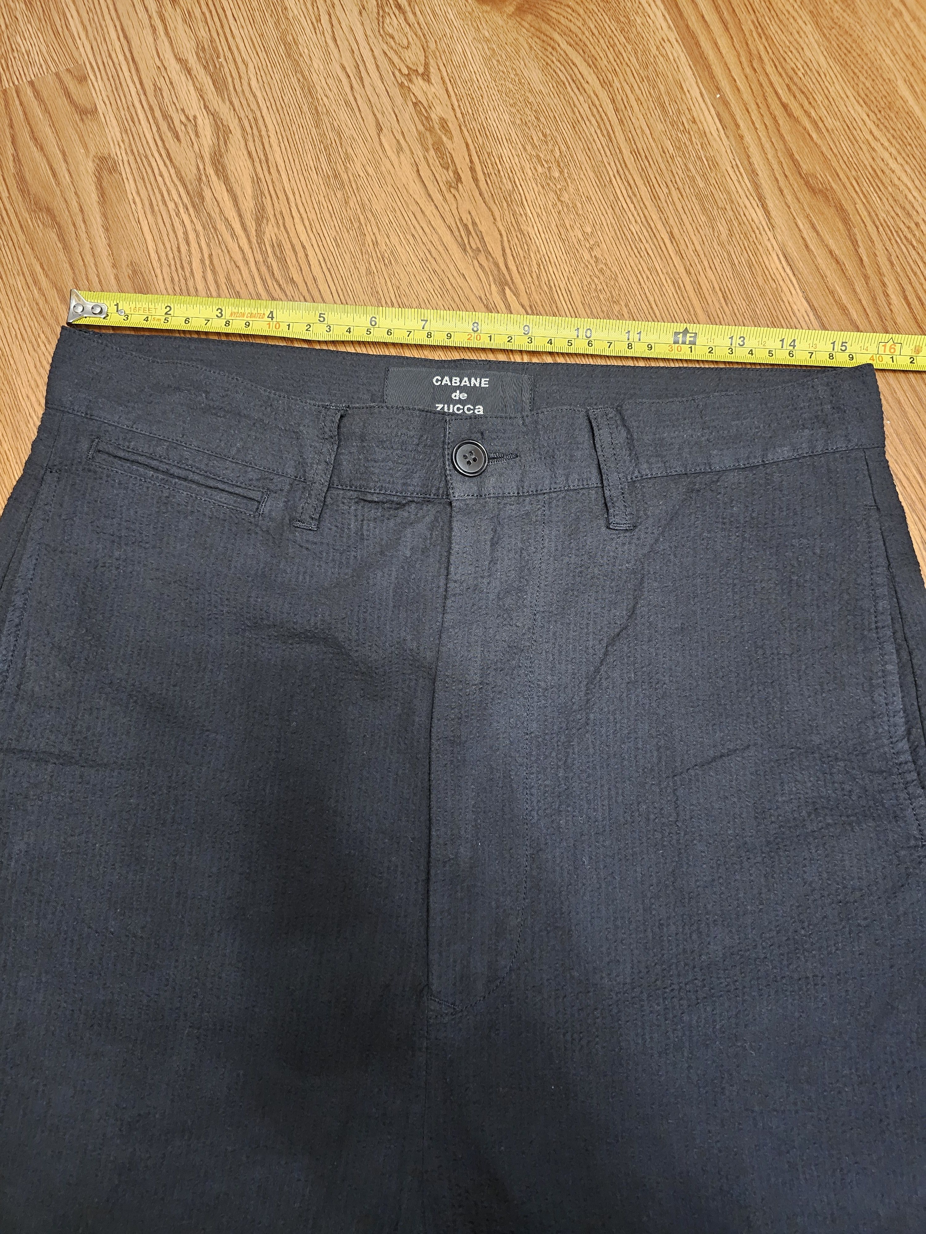 CABANE de ZUCCa Vintage Cabane de Zucca Textured Highwaist Pants Size US 30 / EU 46 - 9 Thumbnail