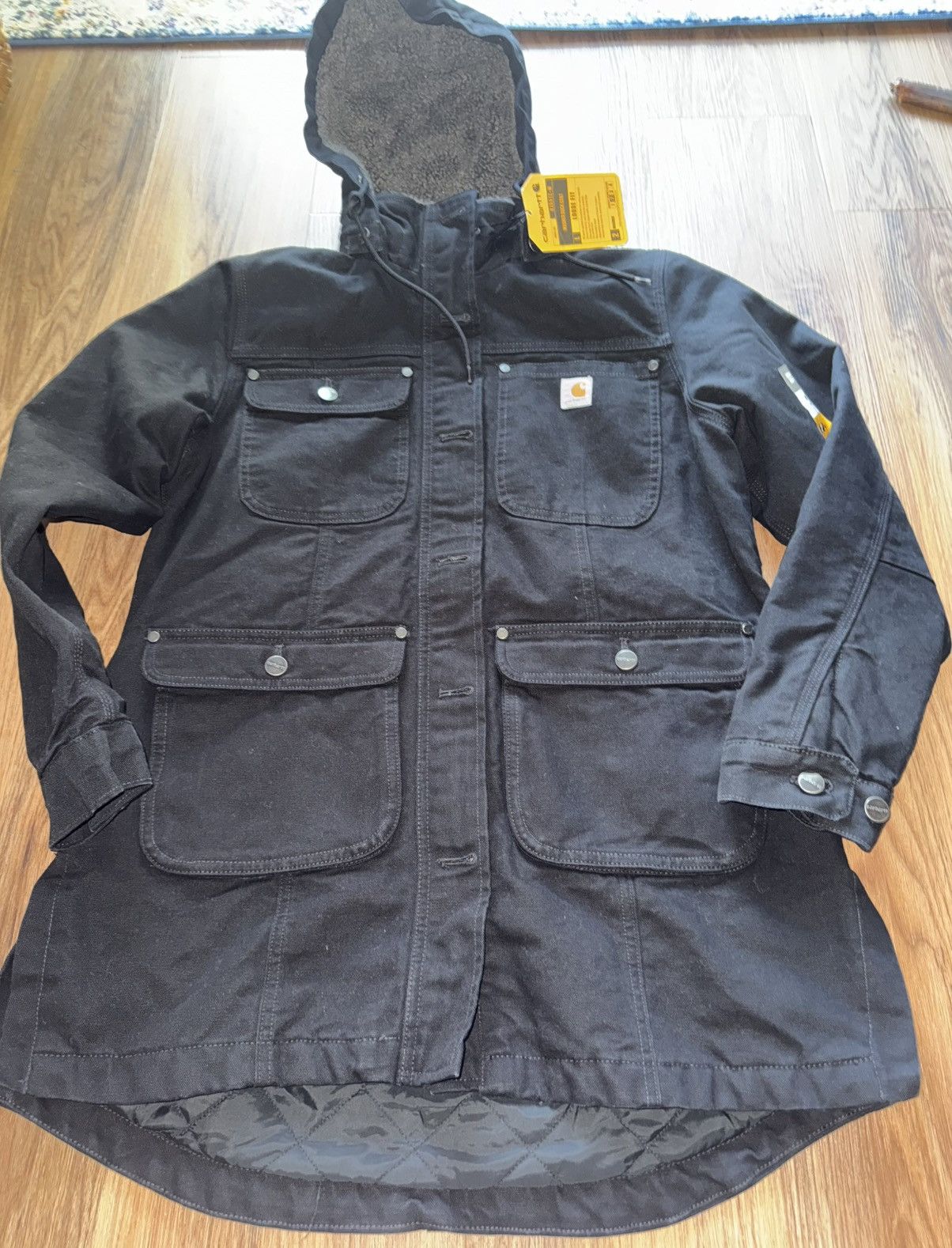 Carhartt Carhartt women’s duck coat black New with tags Size M / US 6-8 / IT 42-44 - 2 Thumbnail