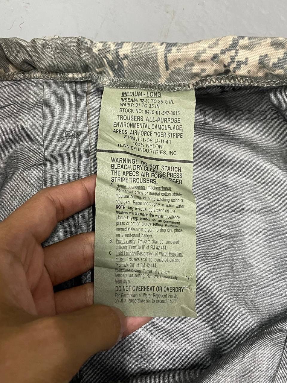 Seditionaries VINTAGE US ARMR TIGER STRIPE Size US 36 / EU 52 - 7 Thumbnail