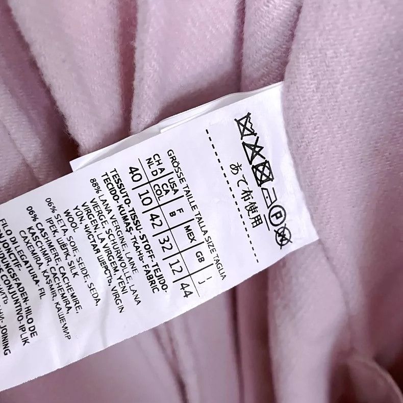 Max Mara Max Mara Studio Pink Wool Coat Size XL / US 12-14 / IT 48-50 - 2 Thumbnail