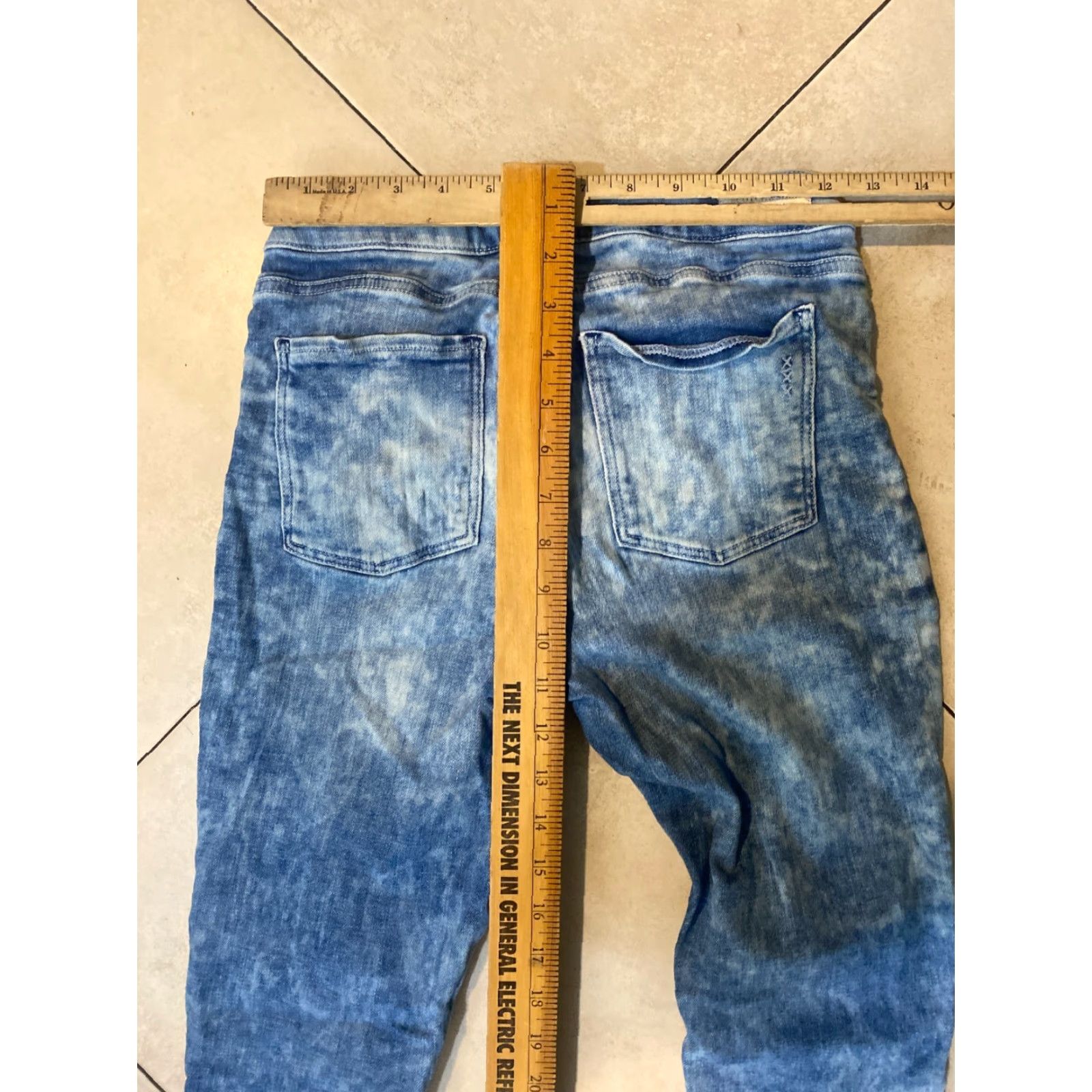 Scotch & Soda SCotch & Soda Jeans Women Slim Denim Distressed 28x30 London Theme Blue Regular Inseam 30in Womens Jeans Size 28" / US 6 / IT 42 - 5 Thumbnail