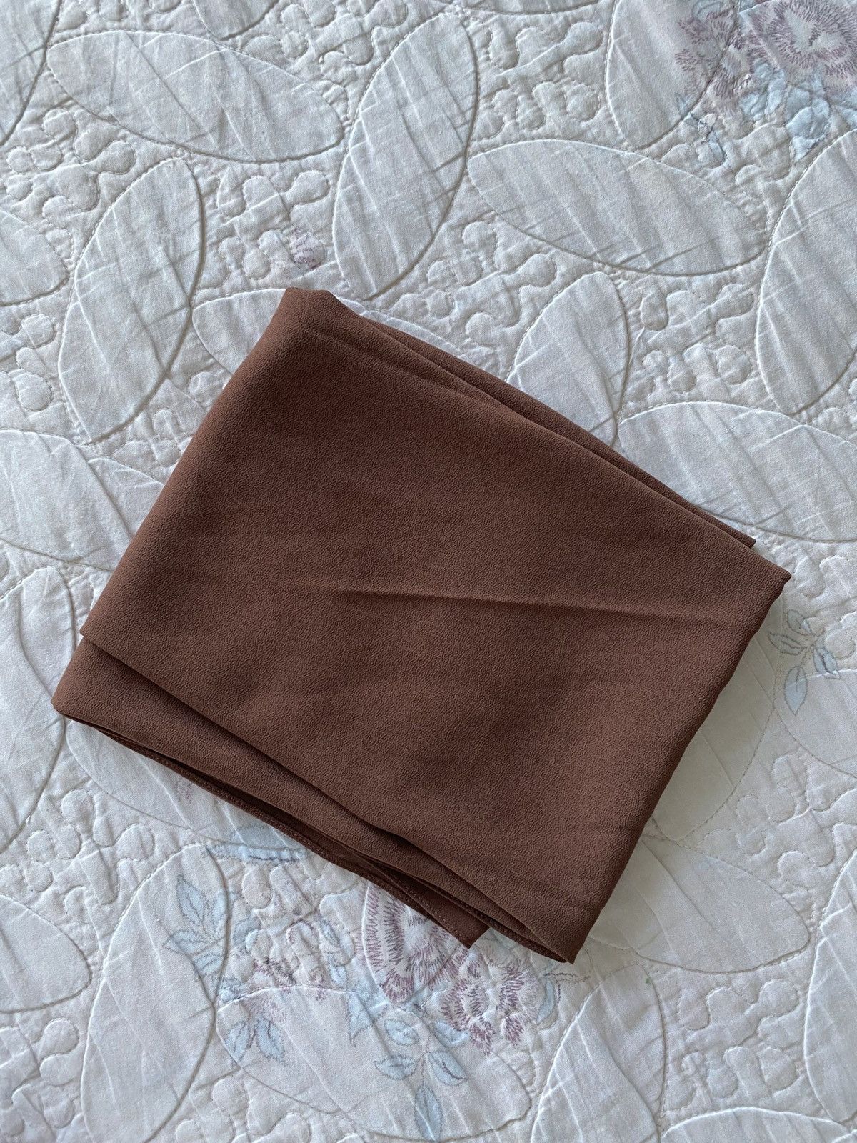 Other VOILE CHIC Chiffon Mocha Brown Hijab Scarf For Women Size ONE SIZE - 6 Thumbnail