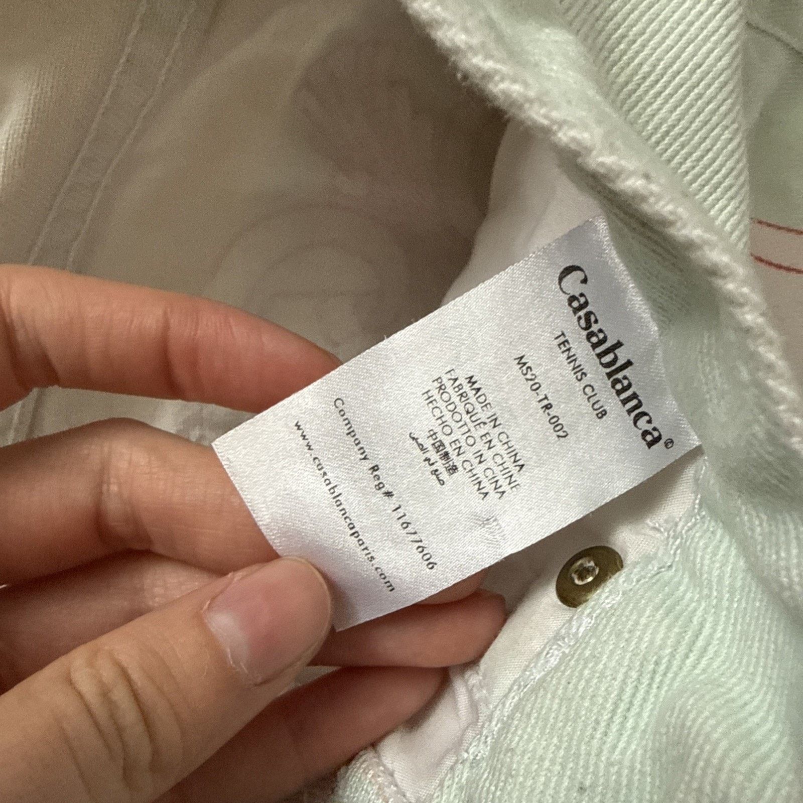 Casablanca casablanca shell print denim shorts white Size S 30 C23 Size US 30 / EU 46 - 6 Thumbnail