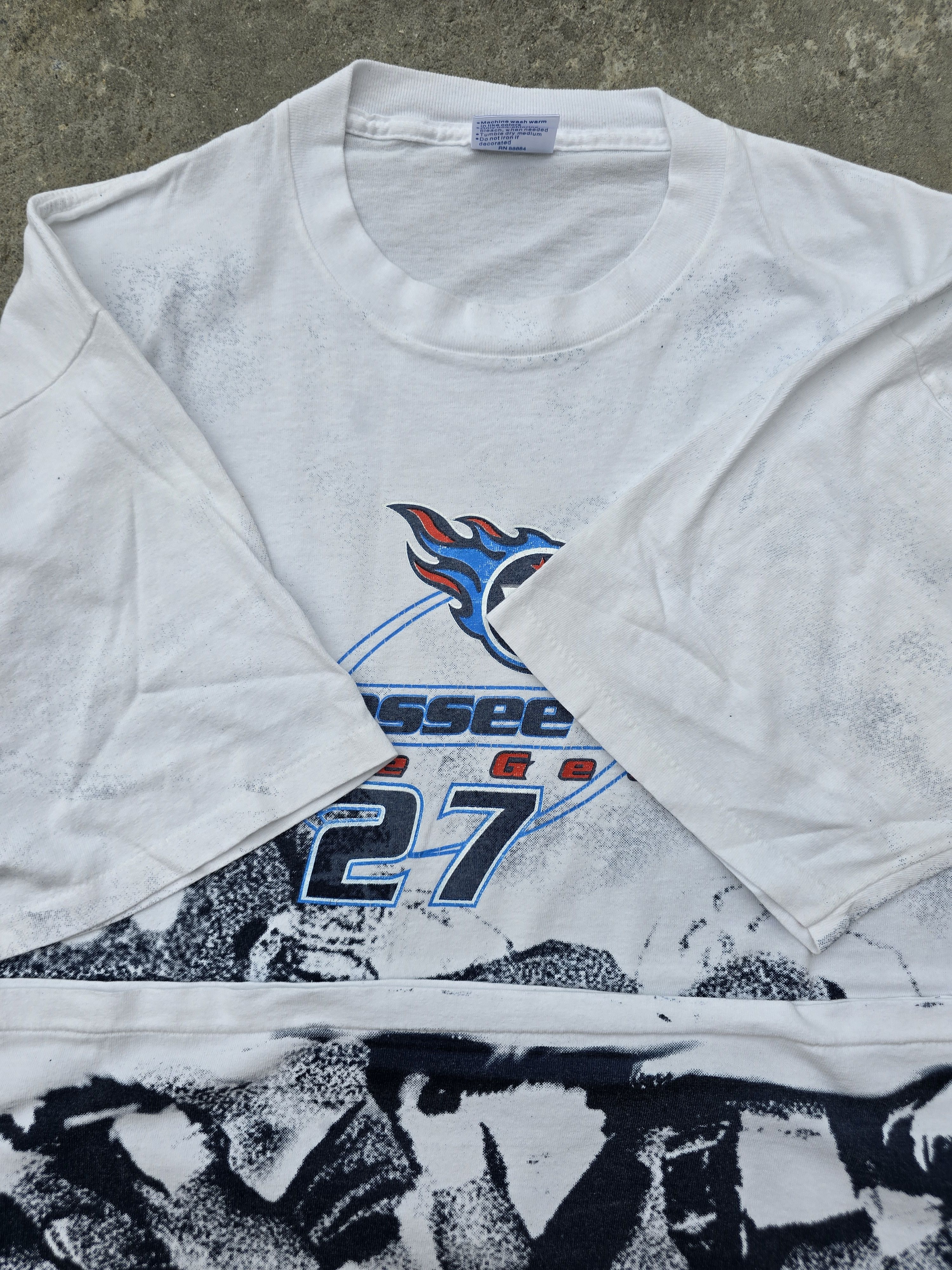 All Sport Vintage Tennessee Titans NFL Football Eddie George 90s Size US XL / EU 56 / 4 - 5 Thumbnail
