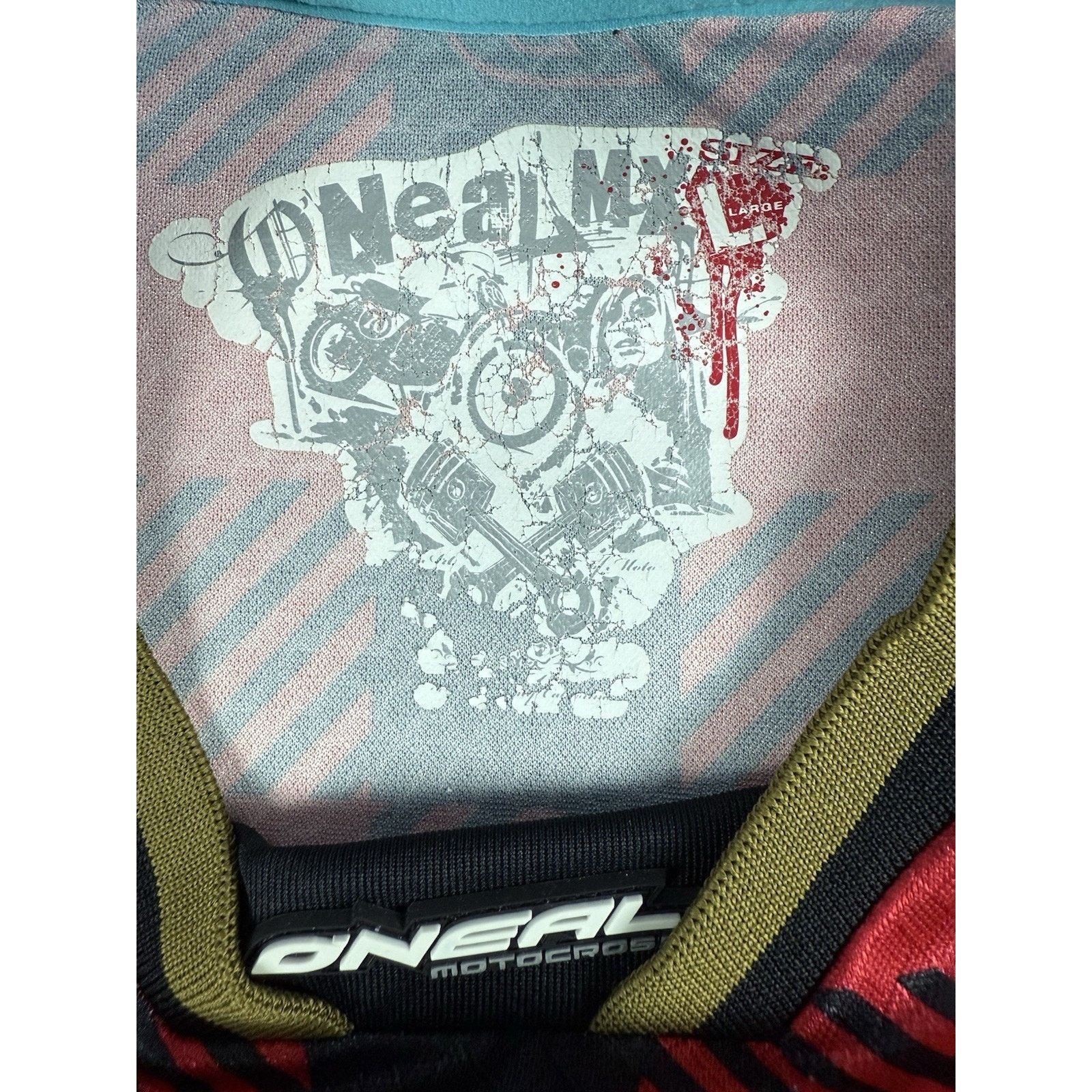 O'Neill O’Neal Racing Long Sleeve Jersey L Omoto Cross MX Race Size US L / EU 52-54 / 3 - 9 Thumbnail