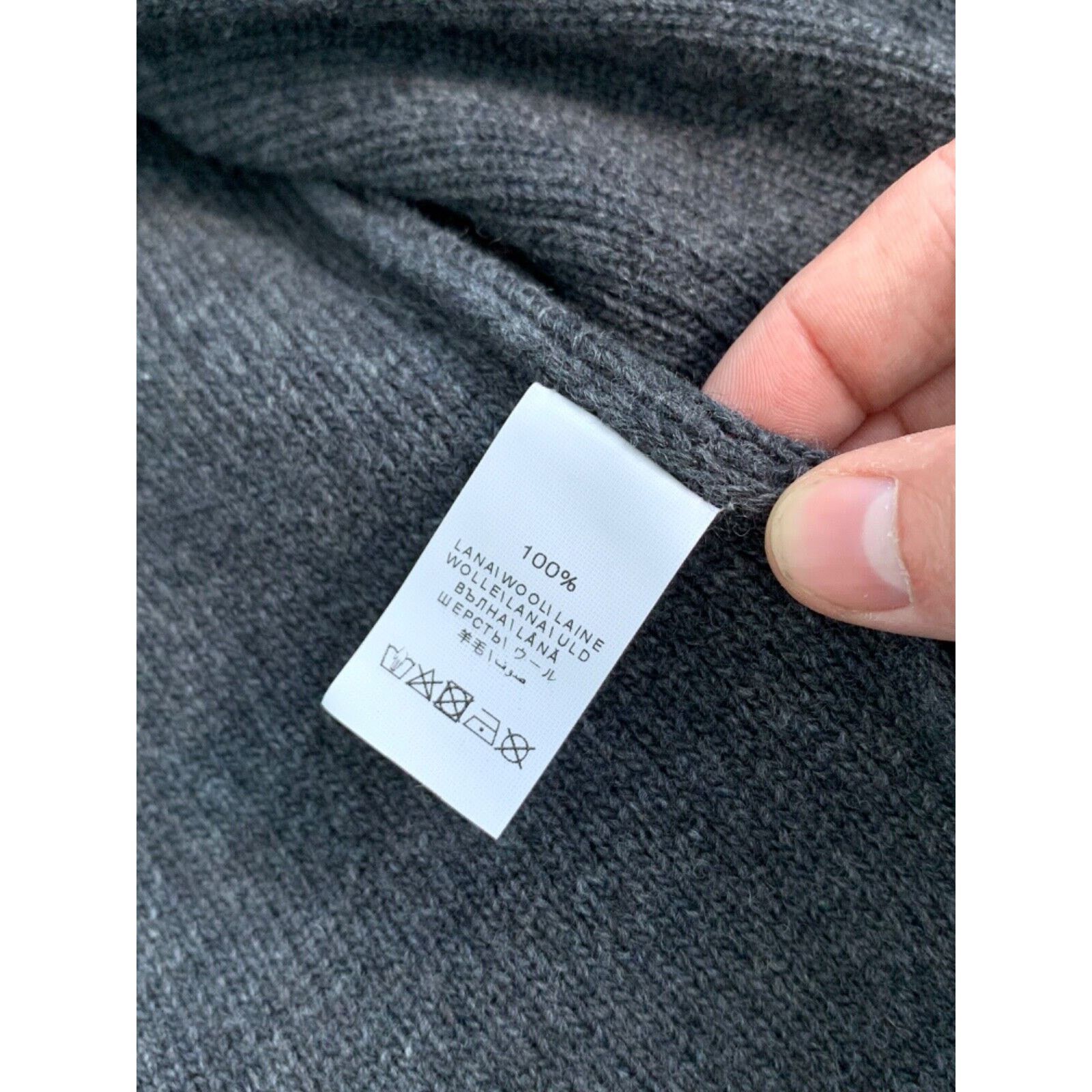 Brunello Cucinelli BRUNELLO CUCINELLI Men's Knitt Long Wool Sweater SZ L EU 50 Size US L / EU 52-54 / 3 - 24 Thumbnail