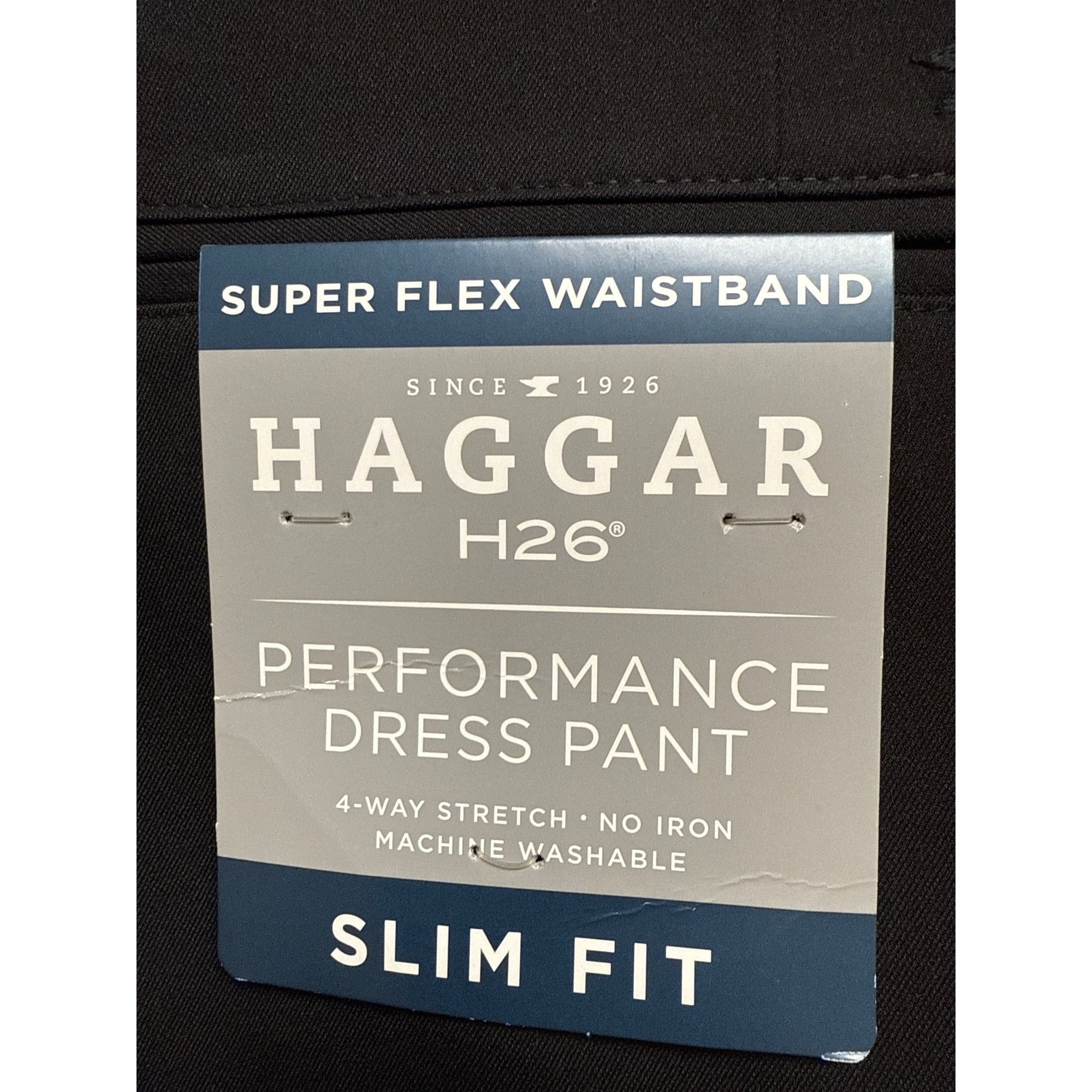 Haggar Haggar Mens Performance 4 Way Stretch Slim Fit Trousers Size Size US 30 / EU 46 - 6 Thumbnail