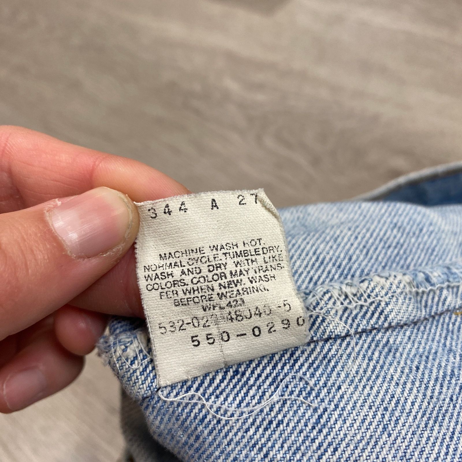 Levi's × Vintage VTG 90s Levi's 550 Made in USA Relaxed Fit Jeans Men's 30x29 Size US 30 / EU 46 - 9 Thumbnail
