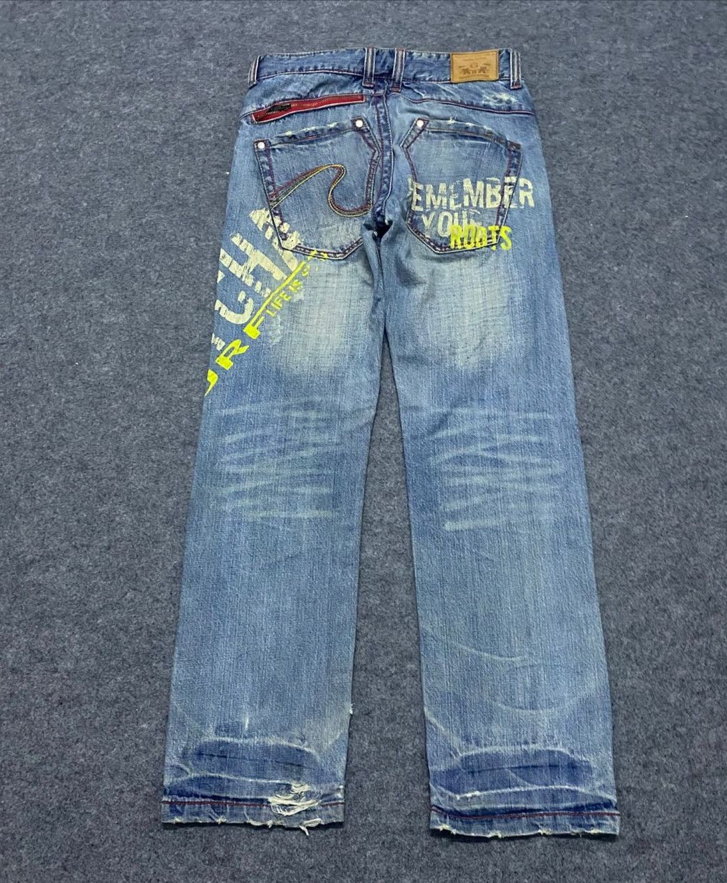 Gotcha 💥Best Offer💥Vintage Gotcha Surfwear Distressed Denim Size US 32 / EU 48 - 2 Thumbnail