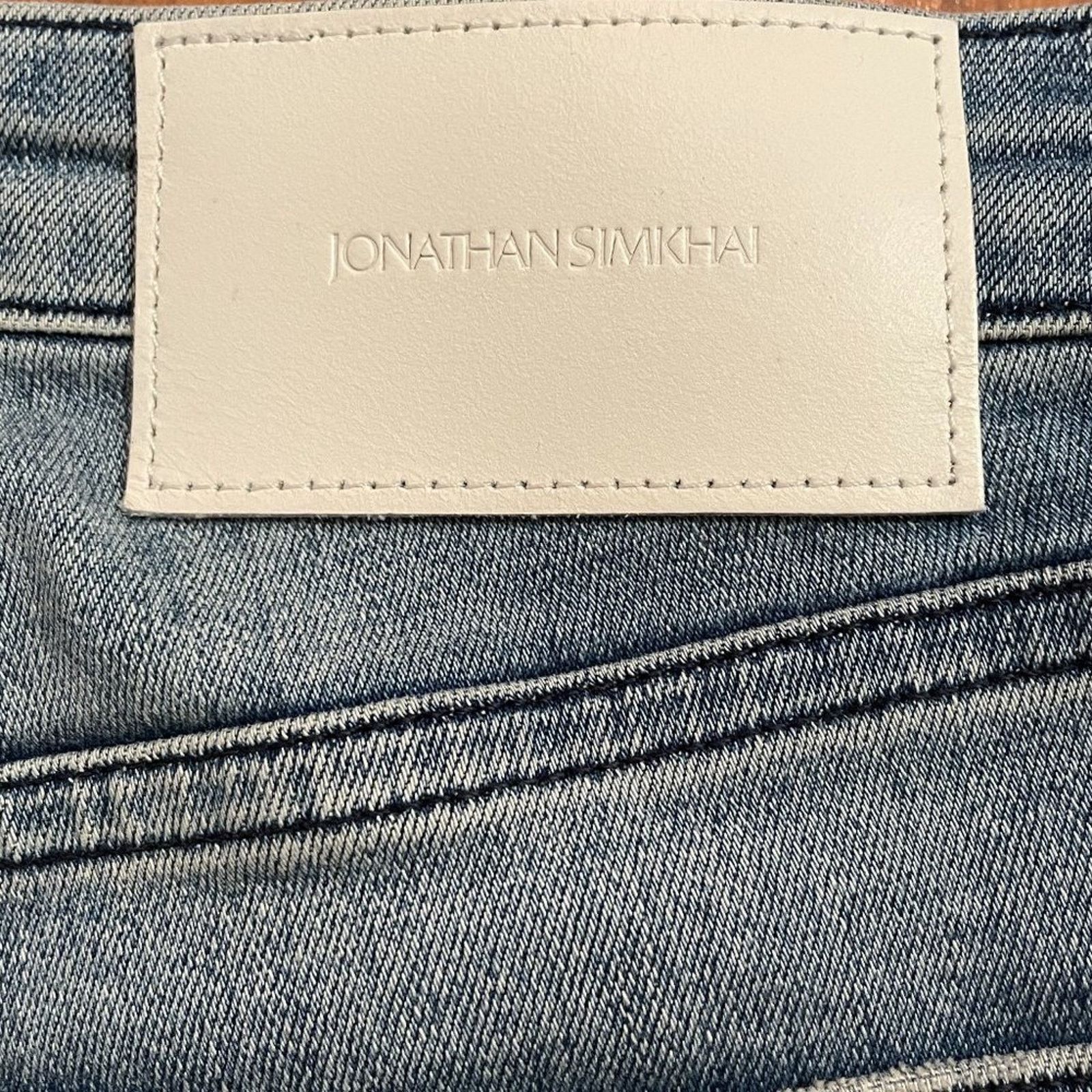 Jonathan Simkhai NEW Jonathan Simkhai Jensen Darted Jean in Blasted Size 28" / US 6 / IT 42 - 6 Thumbnail