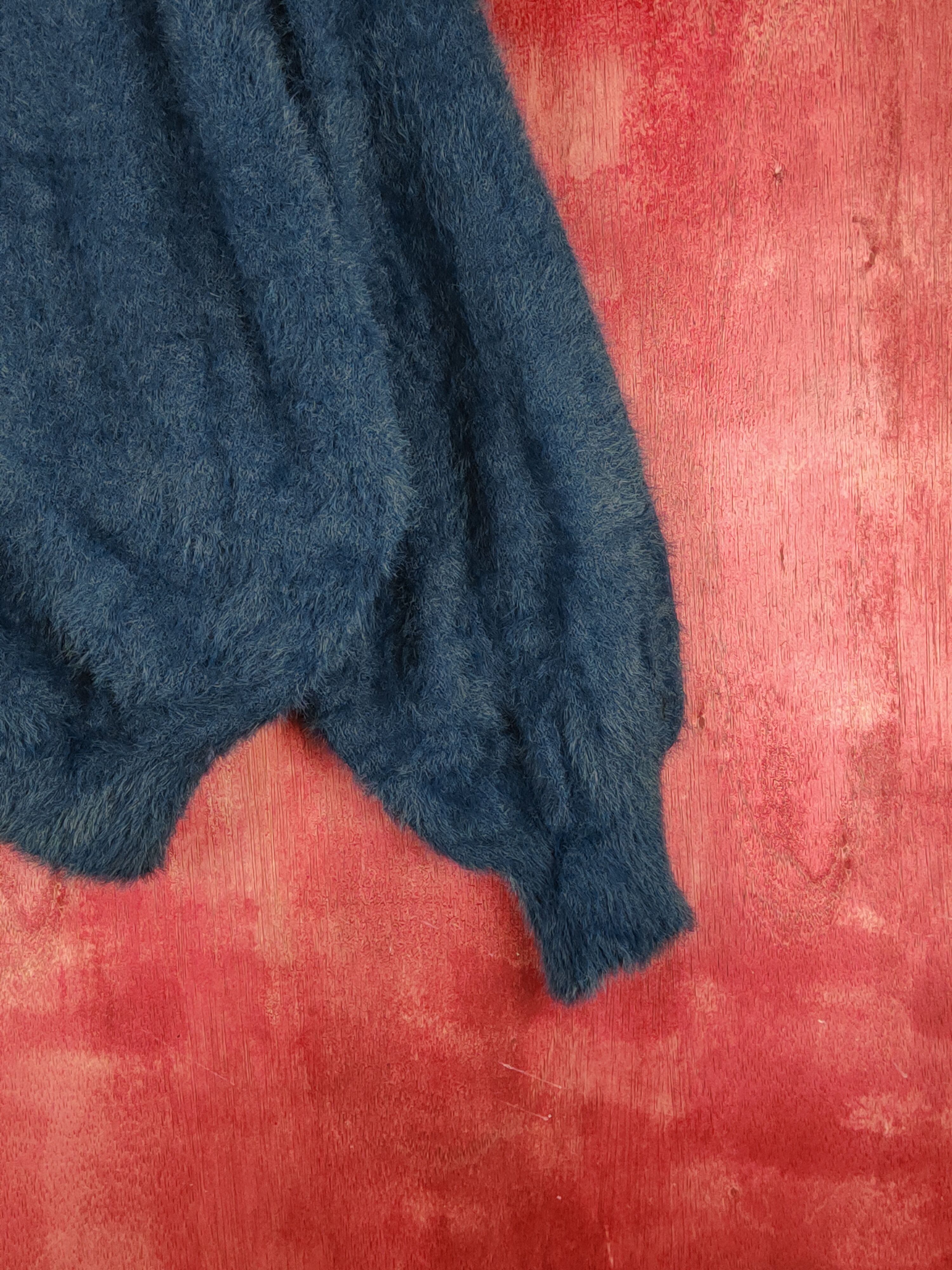 Japanese Brand Rópe Picnic Blue Shag Shaggy Fur Mohair Knitwear #S1955 Size M / US 6-8 / IT 42-44 - 6 Thumbnail