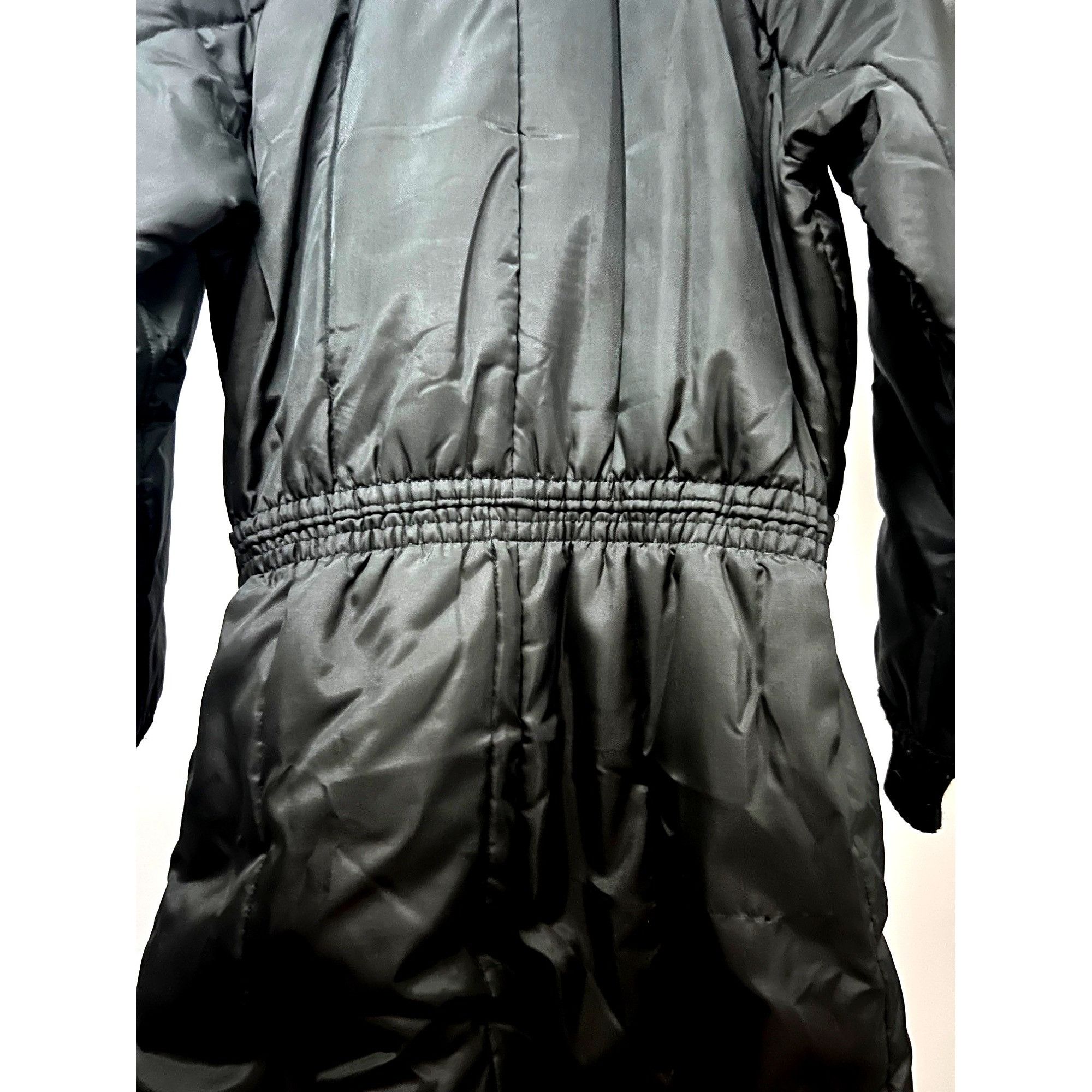 Vintage Walls Blizzard Pruf Womens Black Insulated Quilted Belted Zi Size 38" / US 16 / IT 52 - 5 Thumbnail