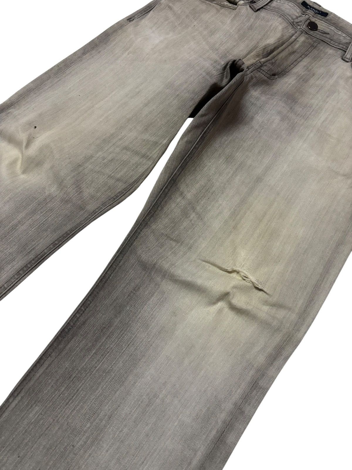 Burberry Vtg Burberry Japan Faded Distressed Jeans Size US 31 - 4 Thumbnail