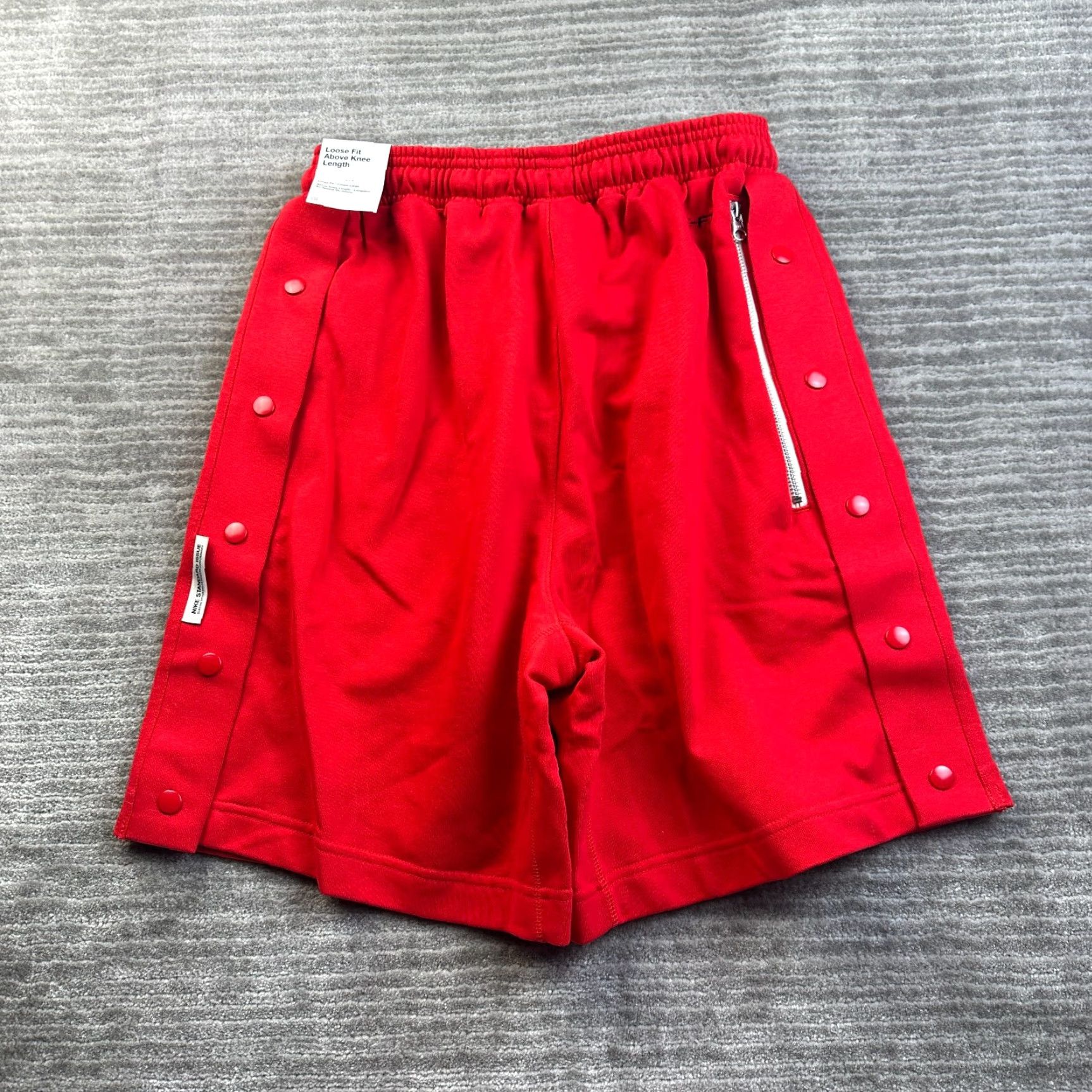 Nike NEW Nike Shorts Mens Small Red Basketball French Terry Dri Fit Standard Issue Size US 29 - 2 Thumbnail