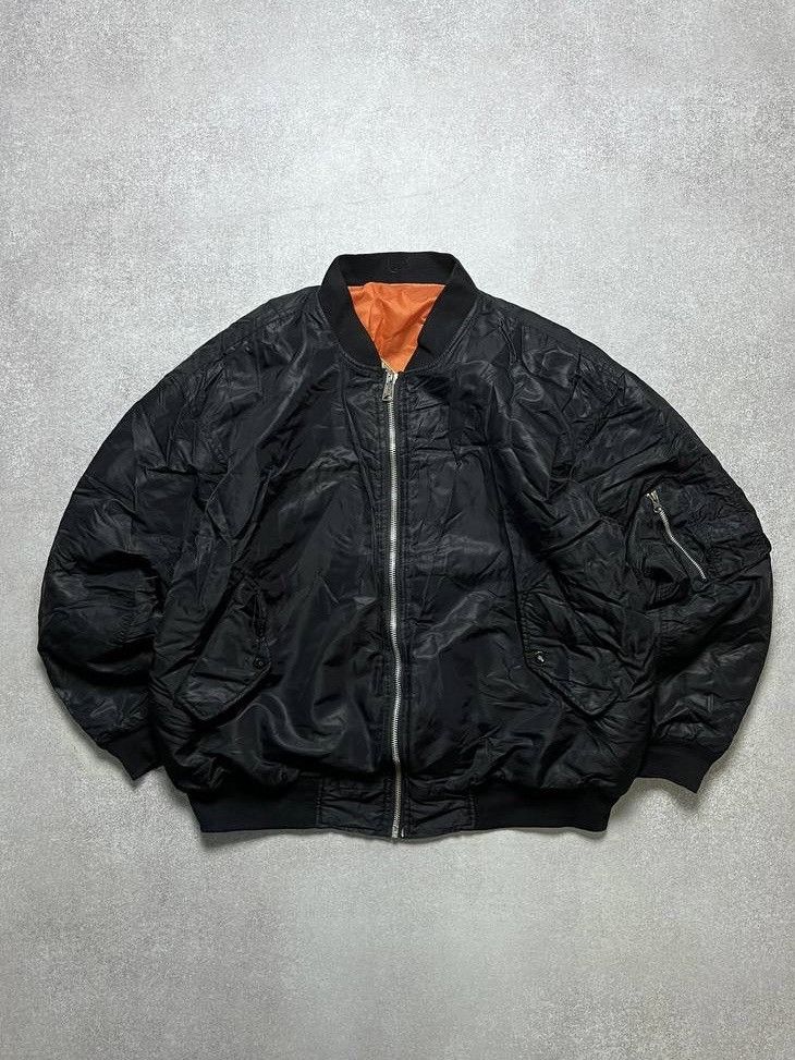 Vintage Vintage MA-1 Bomber Jacket USA Alpha Style XL Airforce Size US XL / EU 56 / 4 - 1 Thumbnail