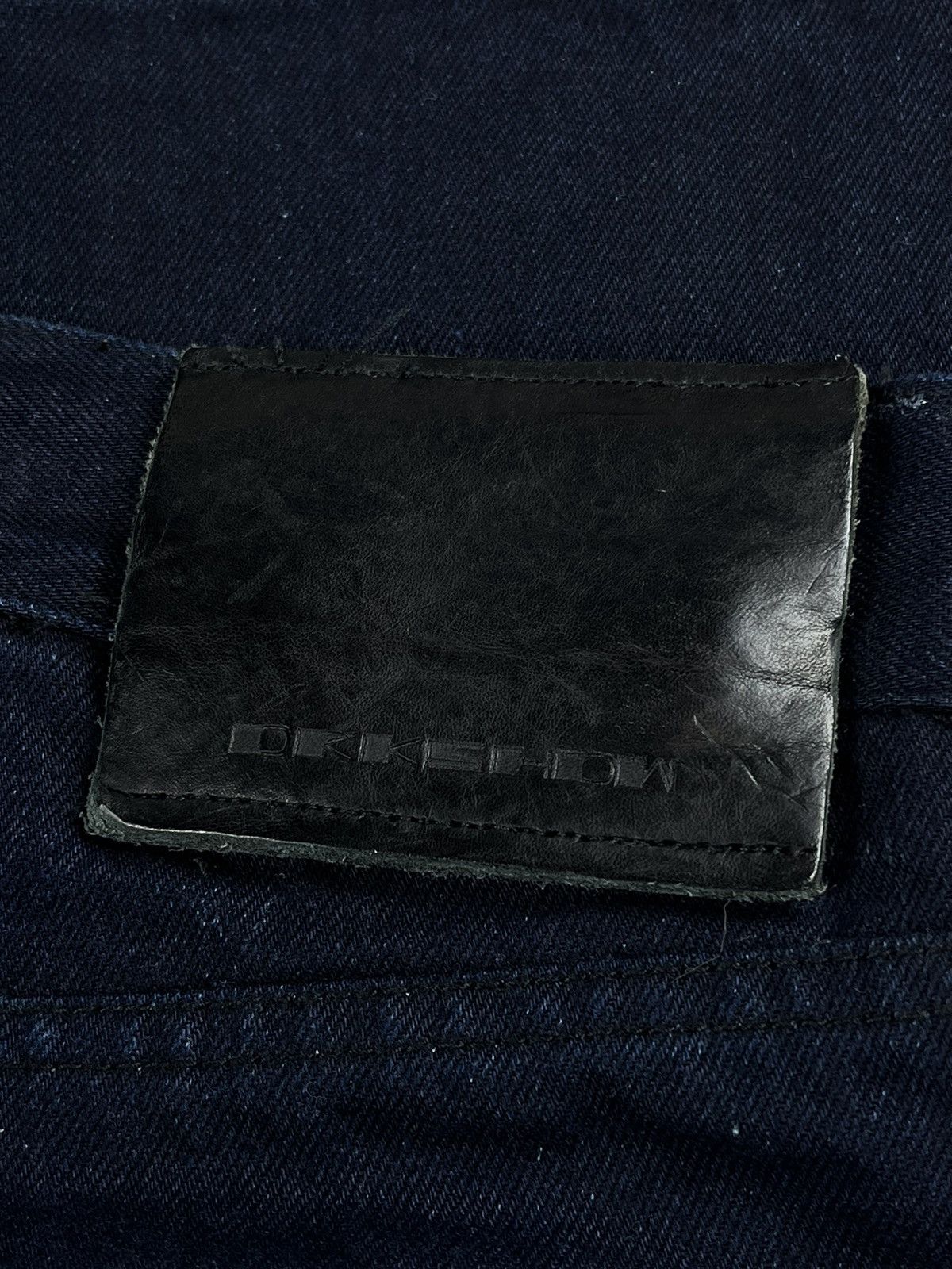 Rick Owens FW22 Rick Owens MIJ Detroit Cut Indigo Raw Denim Jeans Size US 33 - 5 Thumbnail