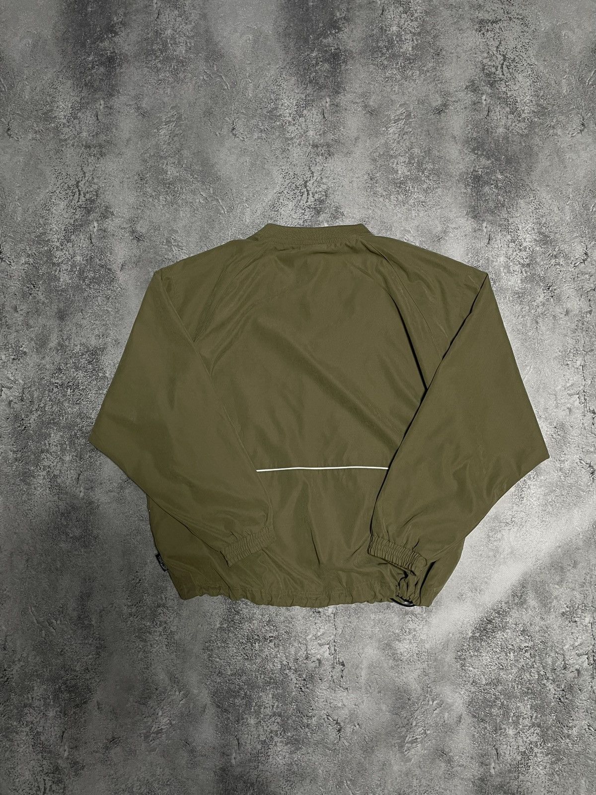 Adidas VTG 90s ADIDAS GOLF OLIVE NAVY ANORAK JKT ARCHIVE Size US L / EU 52-54 / 3 - 8 Thumbnail