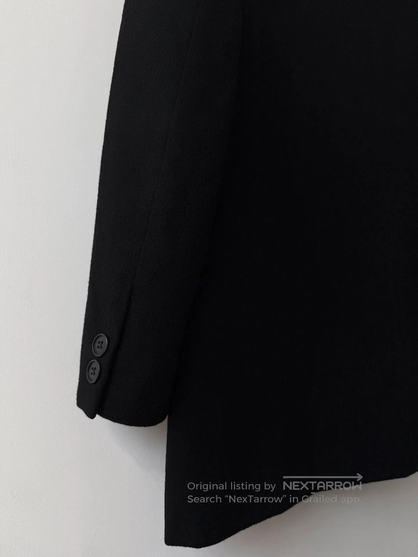 Yohji Yamamoto yohji yamamoto black wool blazer with unique collar. Size US L / EU 52-54 / 3 - 5 Thumbnail