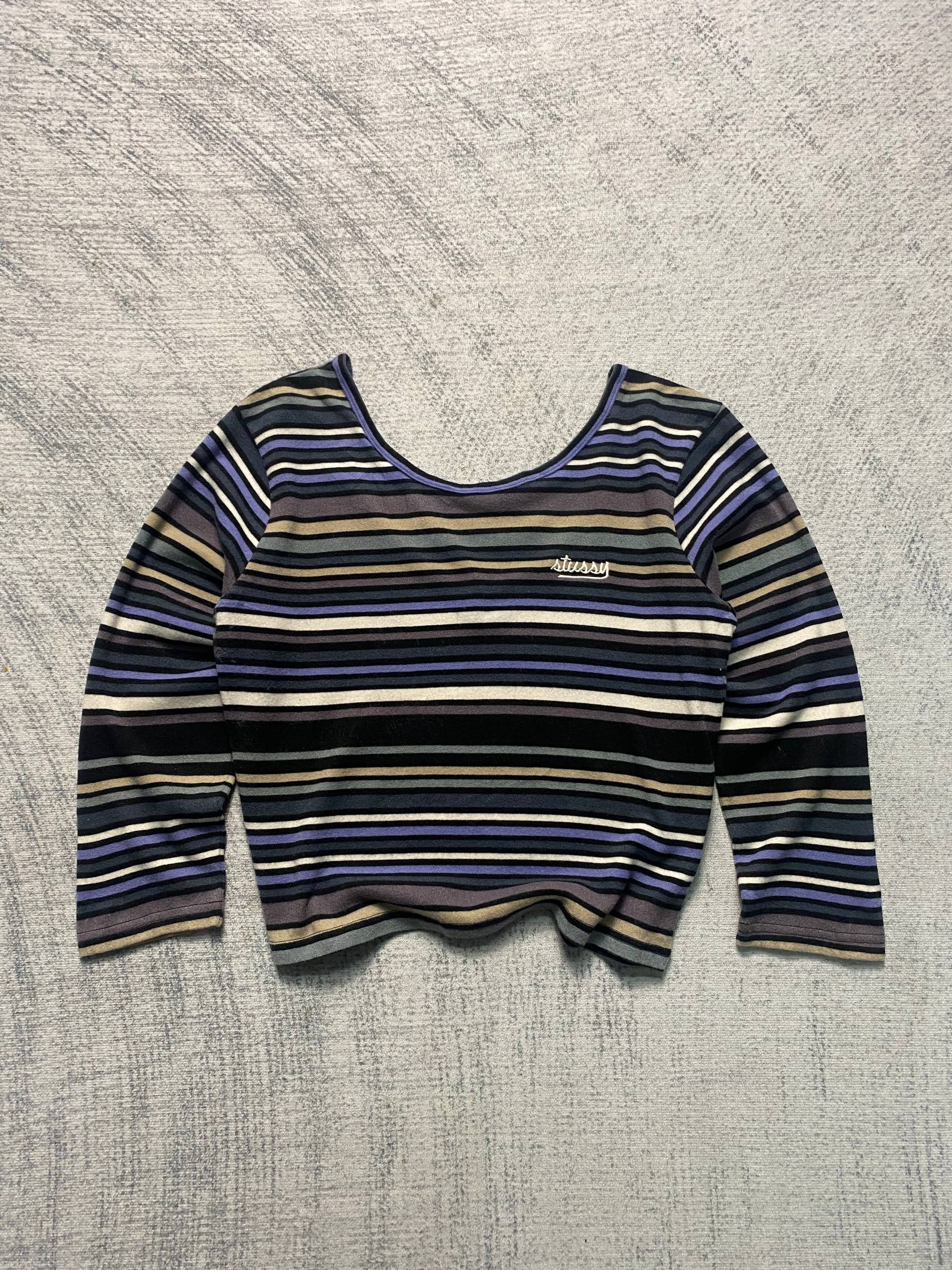 Stussy Stussy Stripe Crop Top Size M / US 6-8 / IT 42-44 - 1 Thumbnail